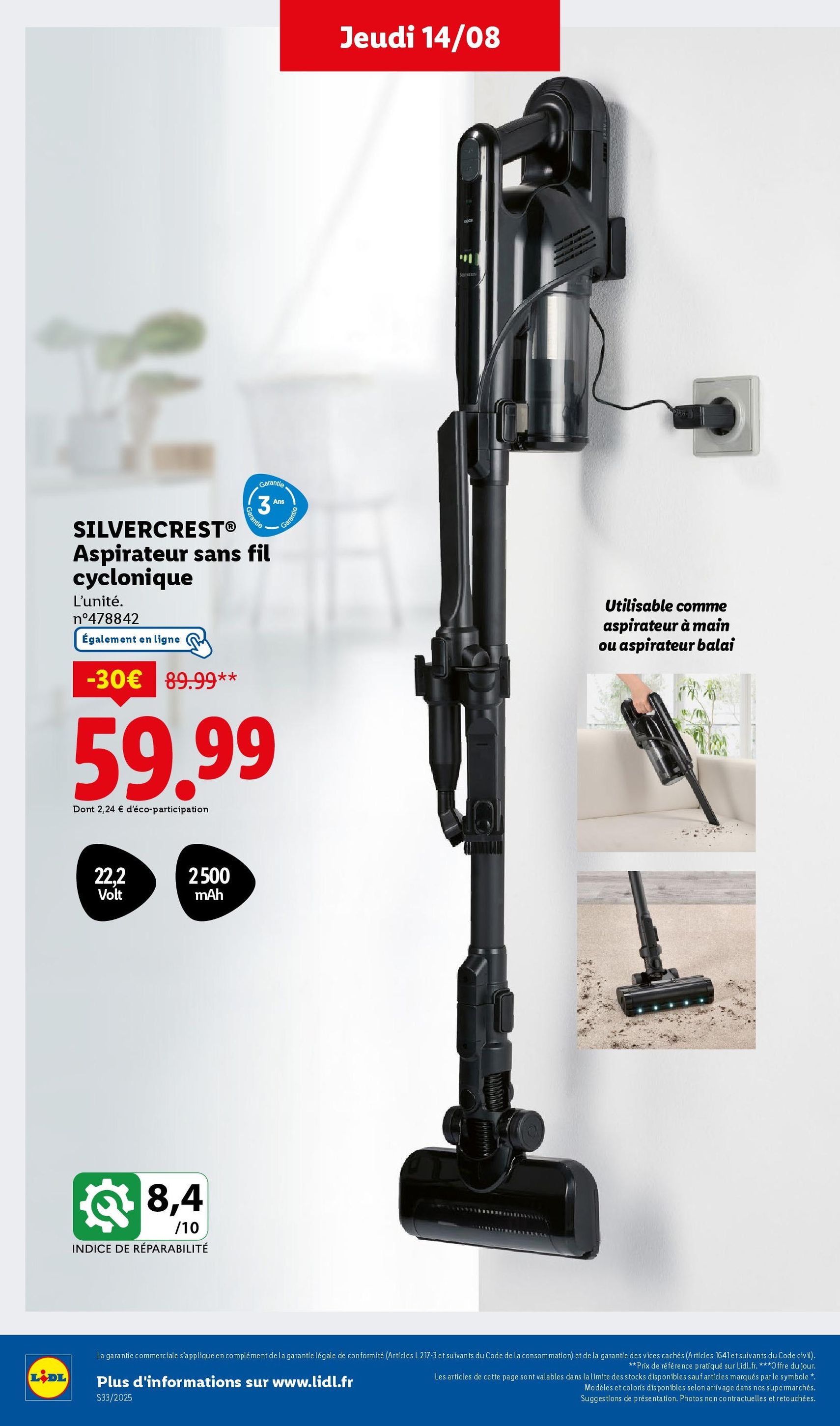 LIDL catalogue semaine 32 - brochure valable à partir du 14/08/2025, page 30 sur 72