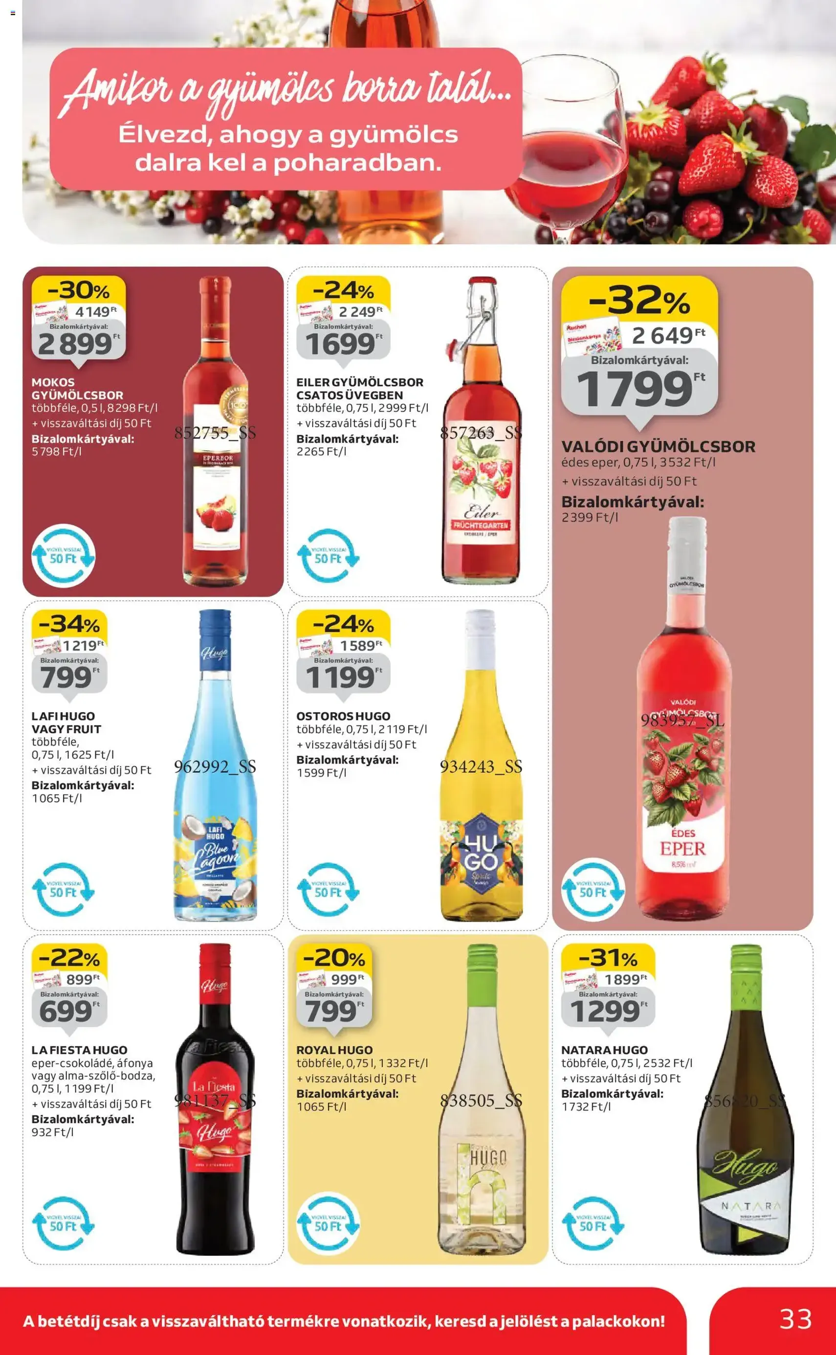 Auchan Akciós újság - 2025.10.30. érvényes szórólap 33 oldal 58 oldalból Auchan Akciós újság - 2025.10.30. érvényes szórólap 33 oldal 58 oldalból