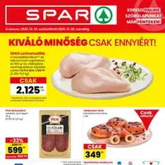 Spar Akciós újság - szórólap előnézete érvényes 2025.10.02. -tól