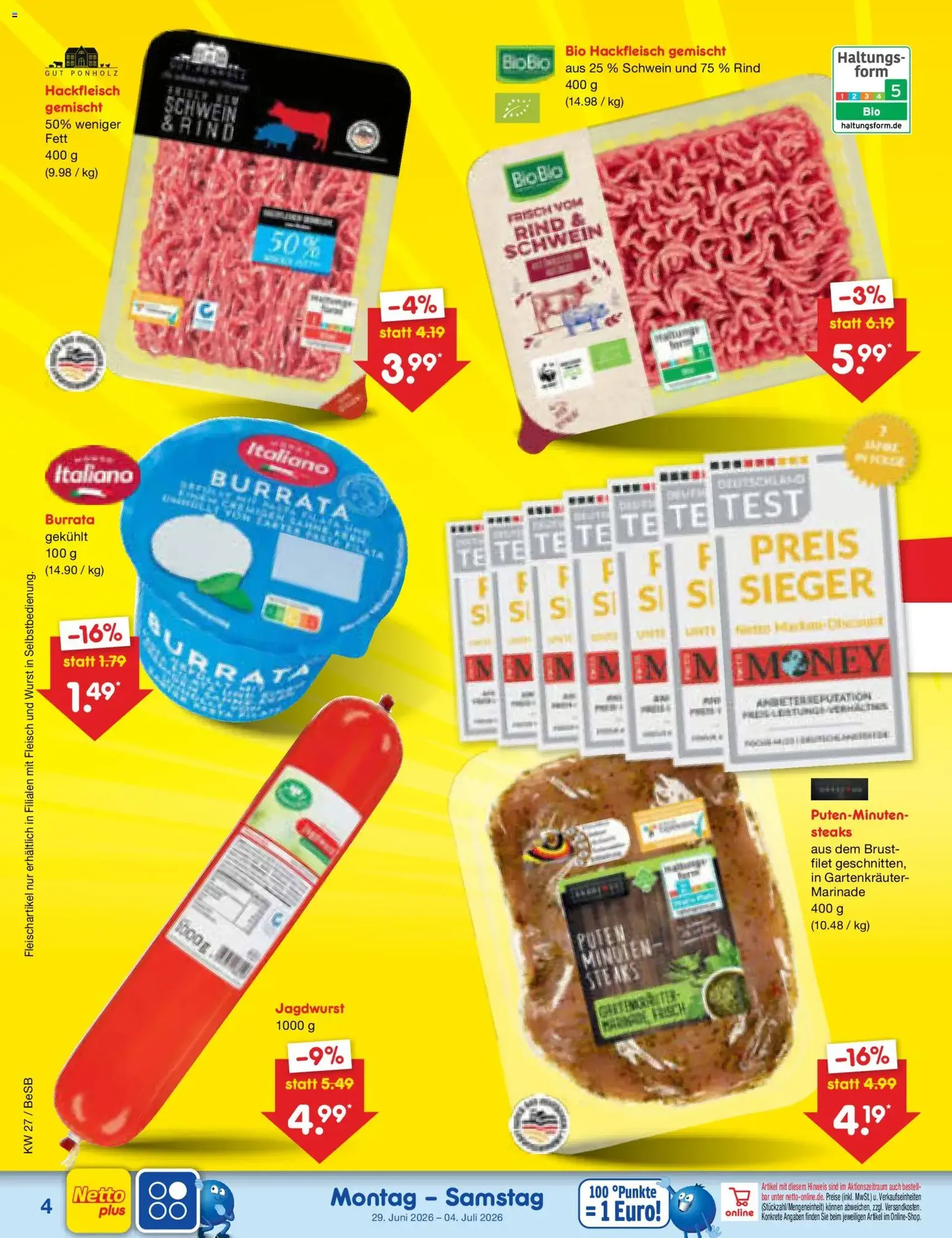 Netto Marken-Discount Prospekt - Gültiger Prospekt ab 29.06.2026, Seite 4 von insgesamt 70