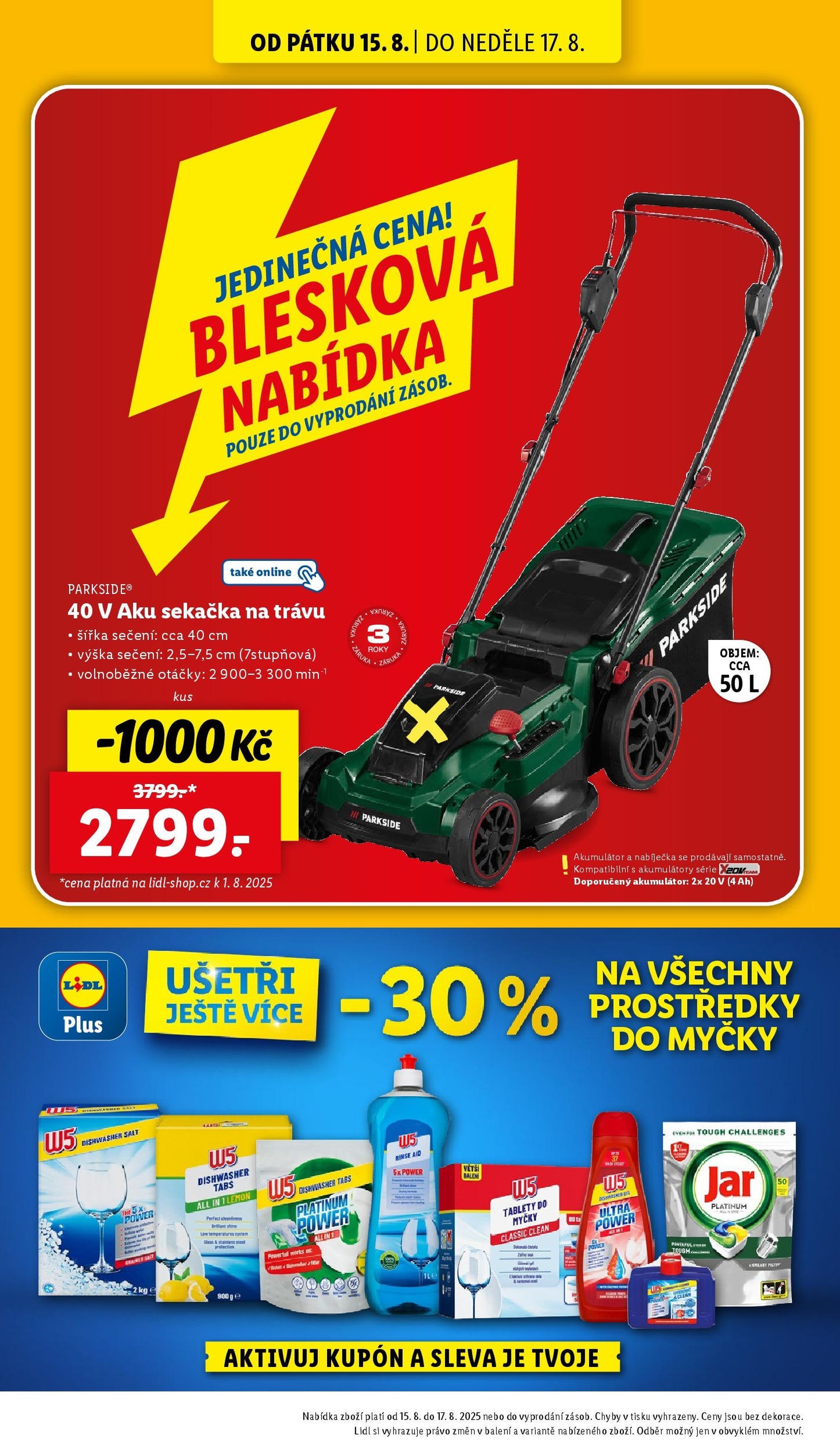 Lidl leták - platný leták od 14.08.2025 strana 38 z 43 Lidl leták - platný leták od 14.08.2025 strana 38 z 43