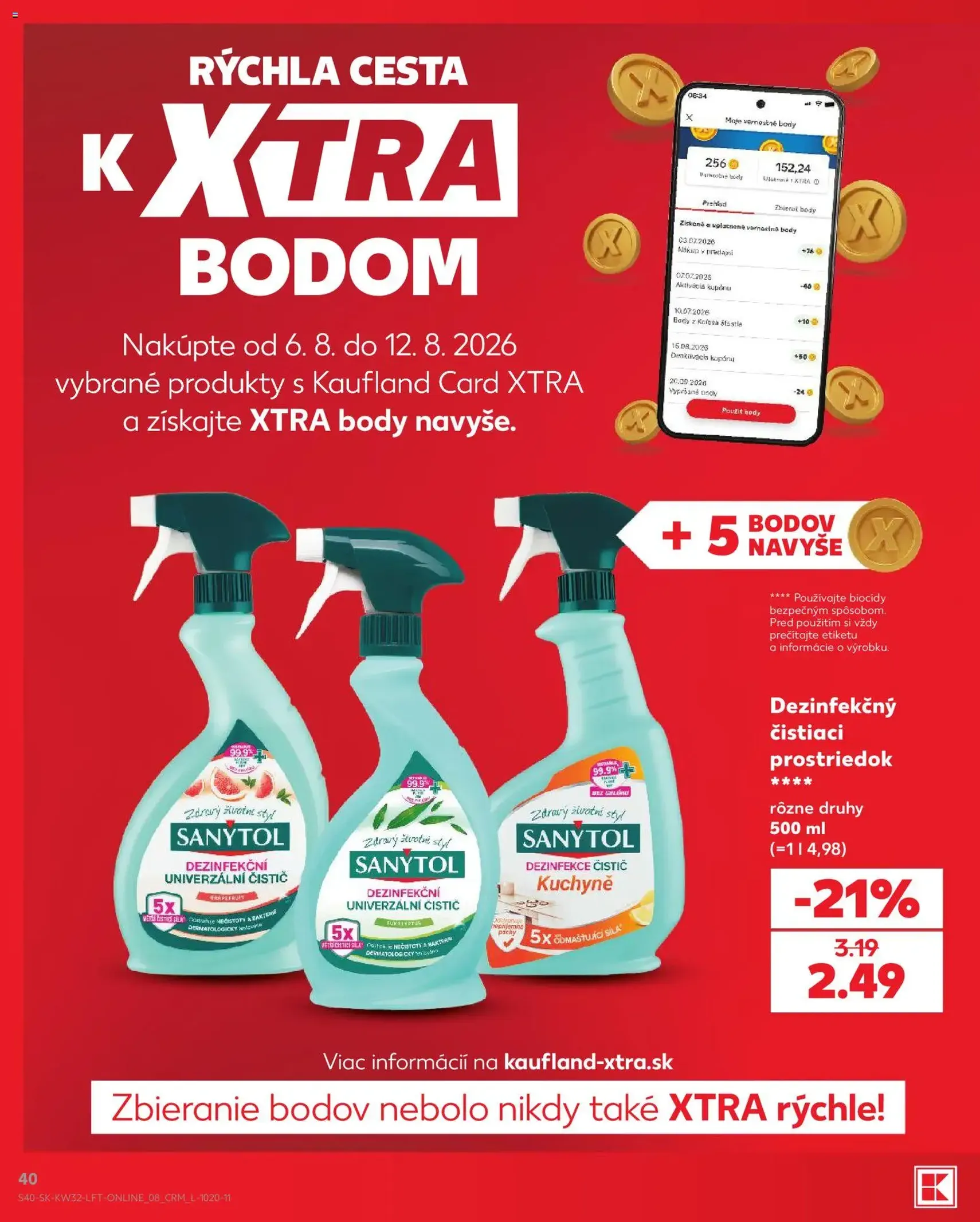 Kaufland SK akciós újság - 2026.08.06. érvényes szórólap 40 oldal 78 oldalból