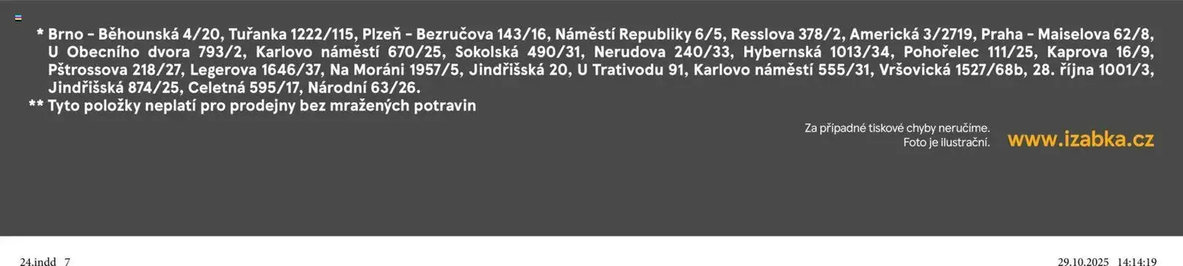 Žabka leták - platný leták od 26.11.2025 strana 7 z 7