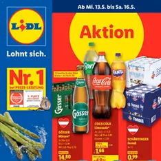 Lidl - Flugblatt - Prospekt Vorschau gültig ab 13.05.2026