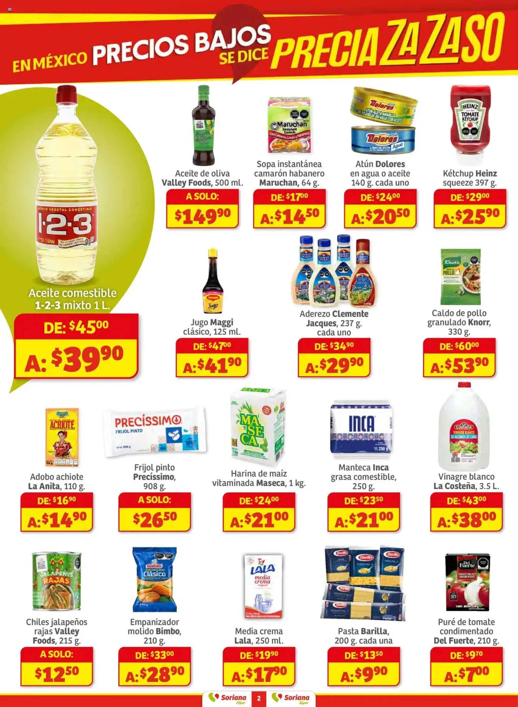 Soriana - Preciazazaso Híper: Ags, Col, Gto, Jal, Mich - folleto válido desde 25/09/2025 página 2 de 54