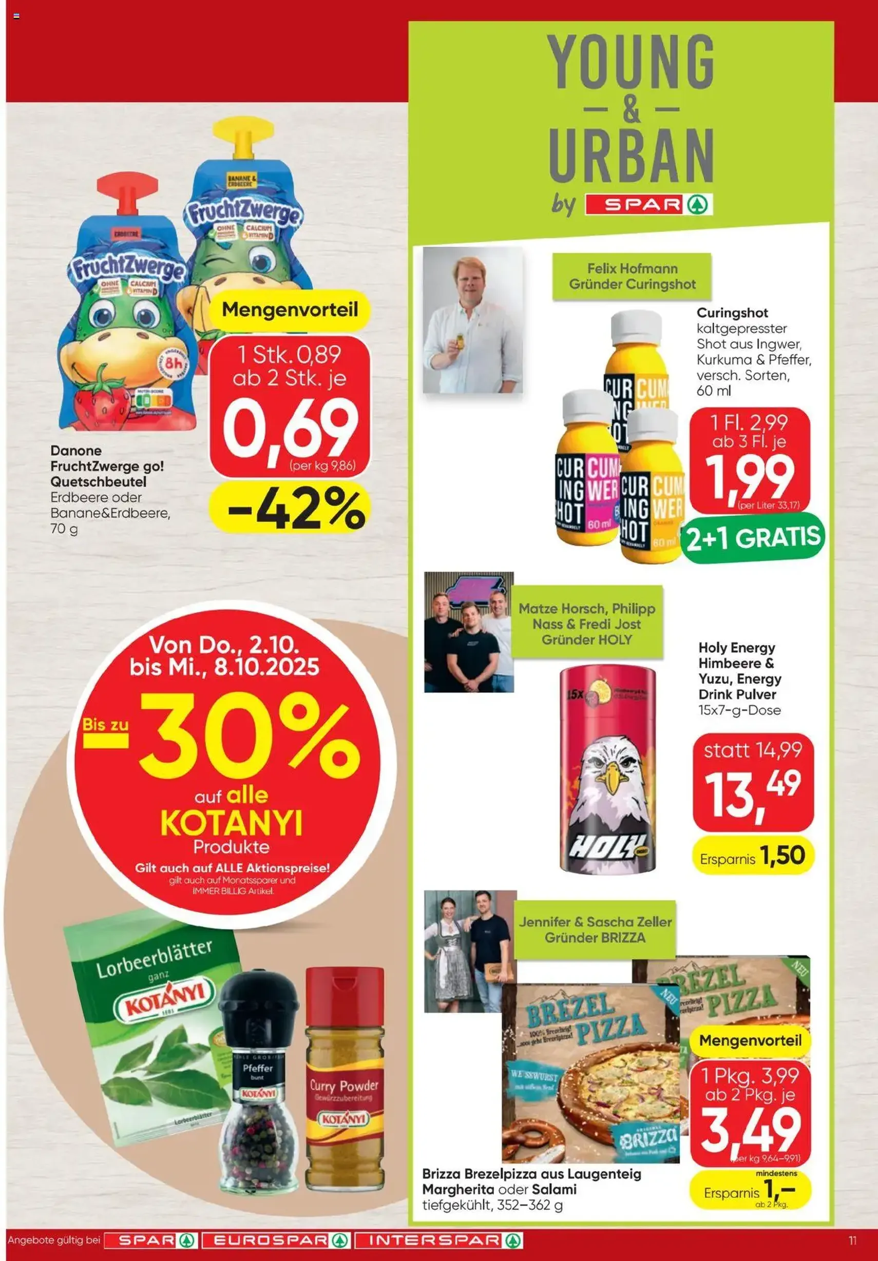 Spar Flugblatt - Gültiger Prospekt ab 02.10.2025, Seite 11 von insgesamt 16