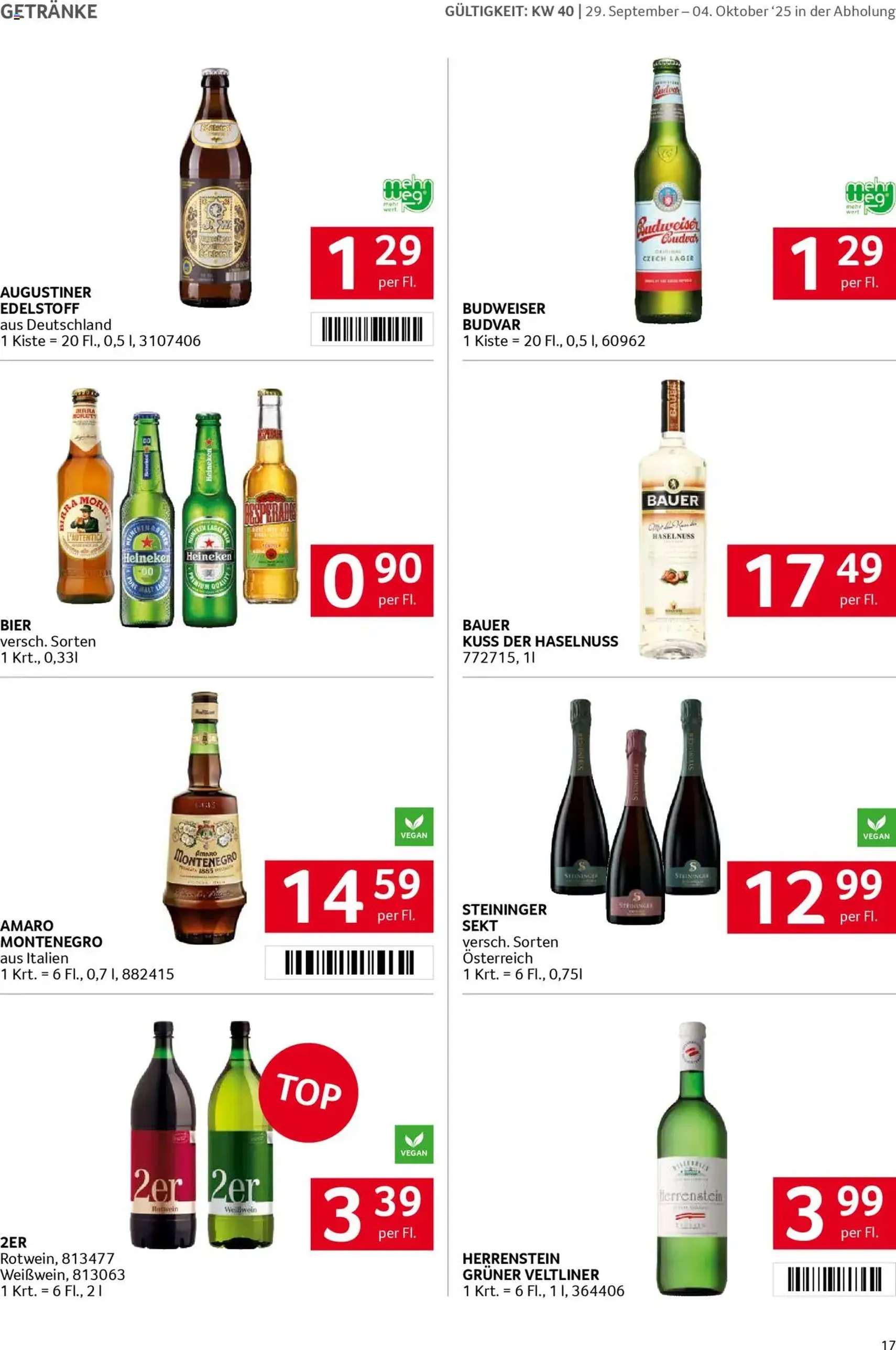 Transgourmet Flugblatt - Gültiger Prospekt ab 28.09.2025, Seite 16 von insgesamt 27