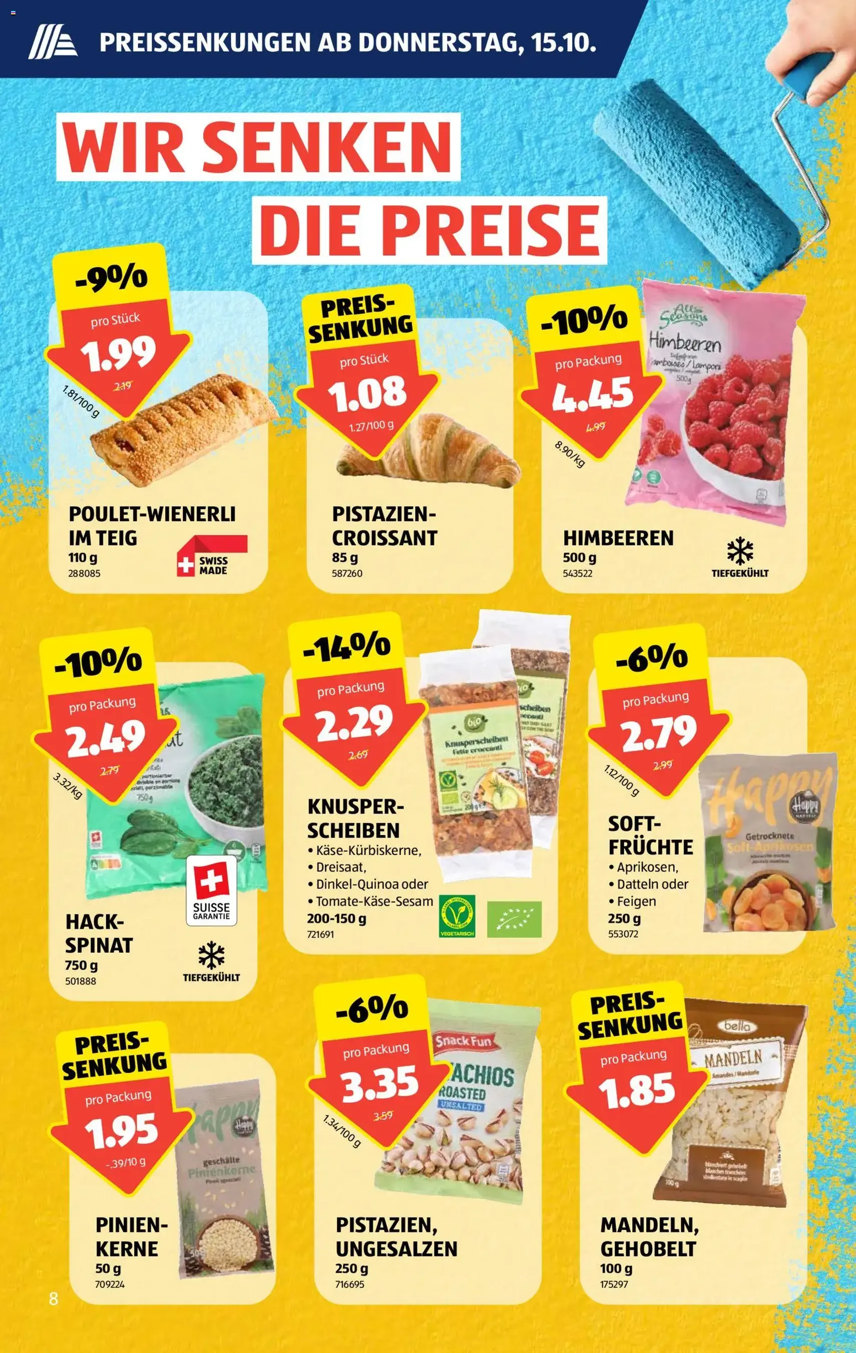 Aldi aktionen - Gültiger Prospekt ab 15.10.2026, Seite 8 von insgesamt 38