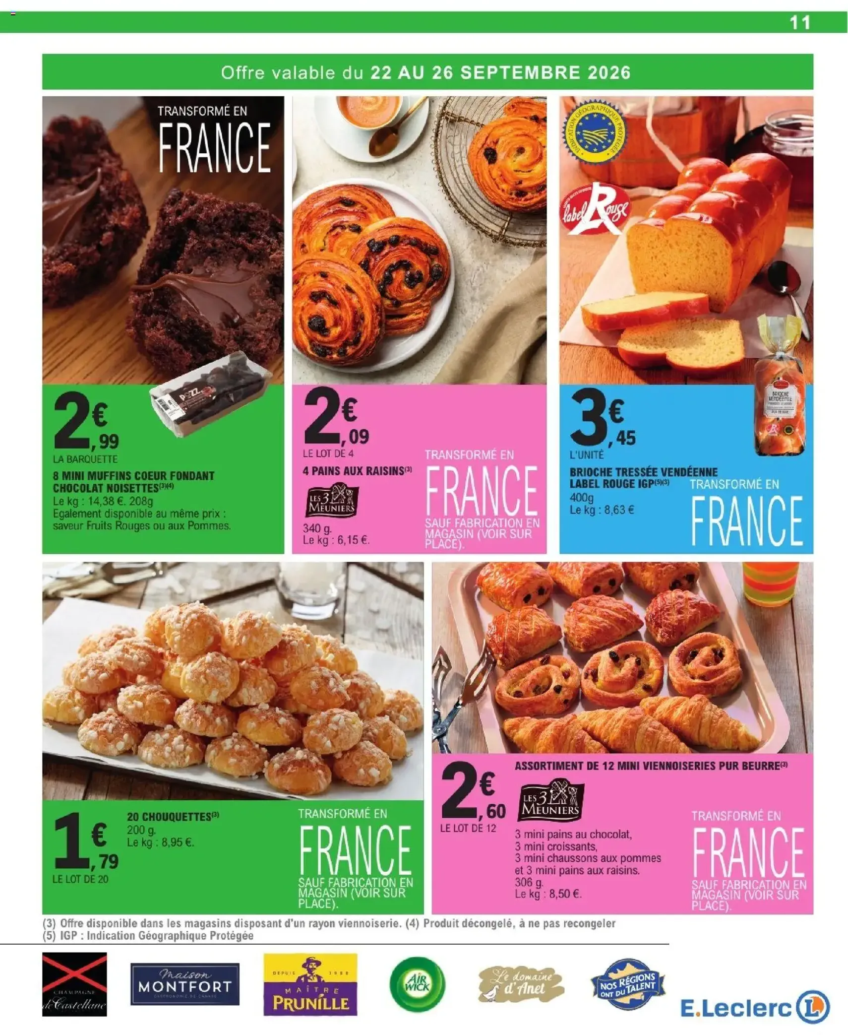 E.Leclerc catalogue - brochure valable à partir du 22/09/2026, page 11 sur 40