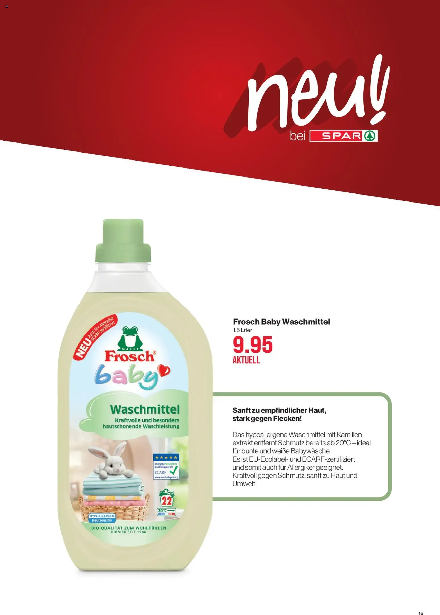 SPAR aktionen - Gültiger Prospekt ab 16.04.2026, Seite 15 von insgesamt 22