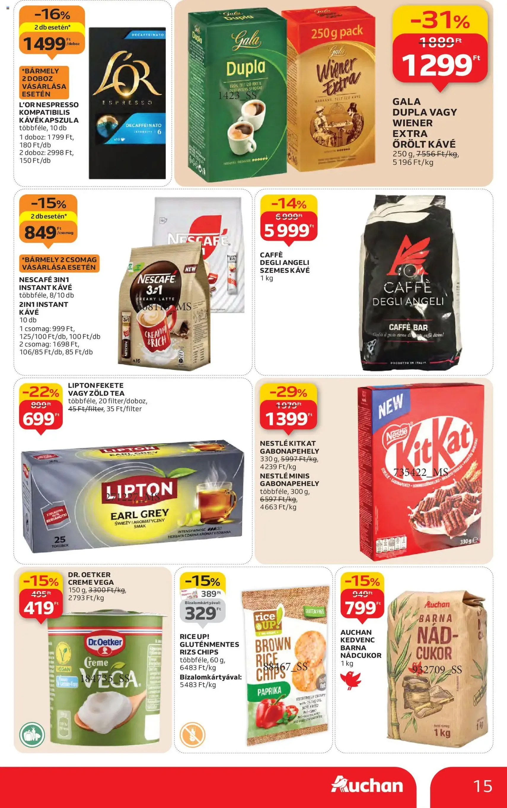 Auchan - Heti Hipermarket ajánlataink - 2026.01.29. érvényes szórólap 15 oldal 38 oldalból