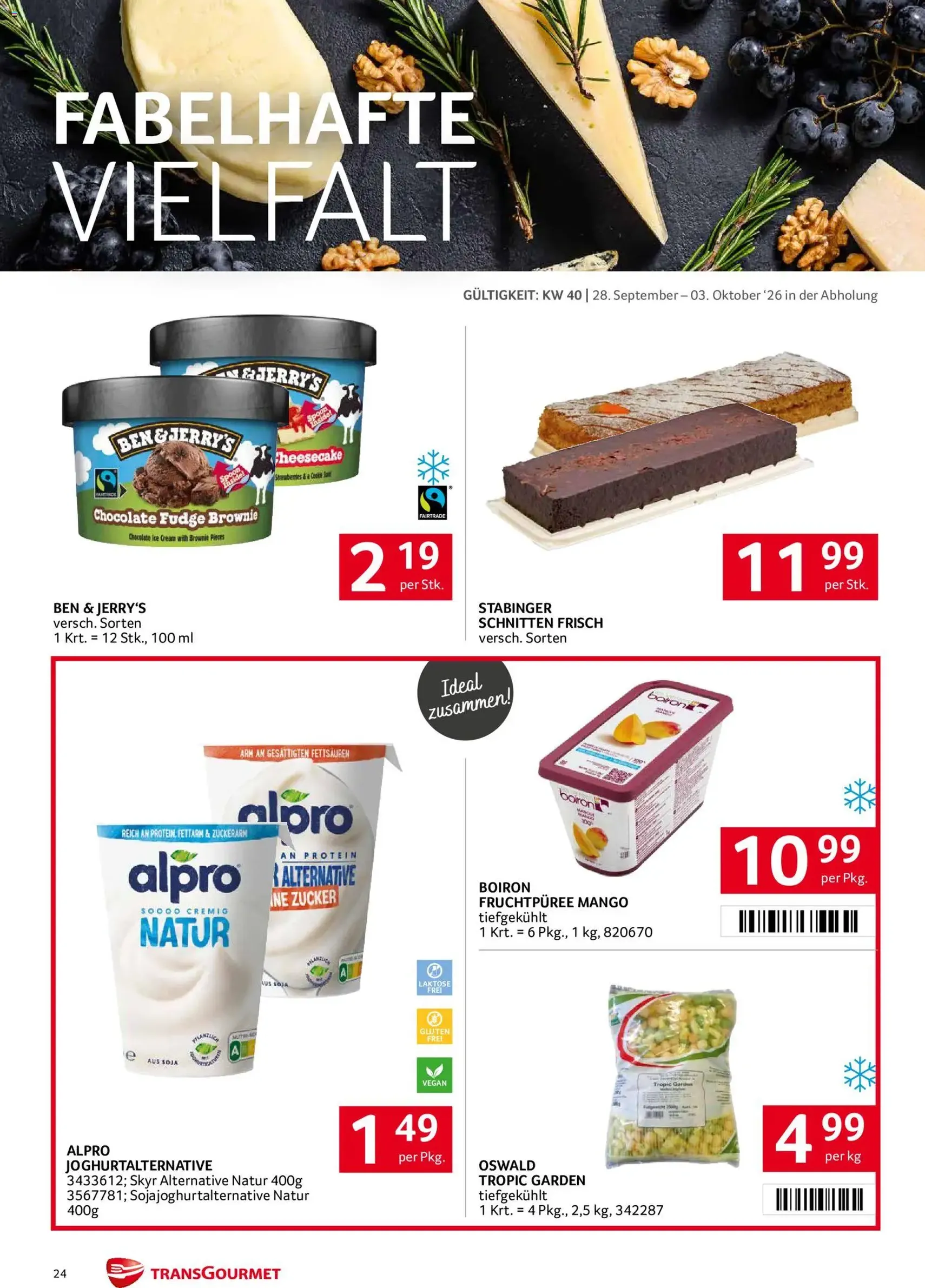 Transgourmet Flugblatt - Gültiger Prospekt ab 28.09.2026, Seite 24 von insgesamt 28