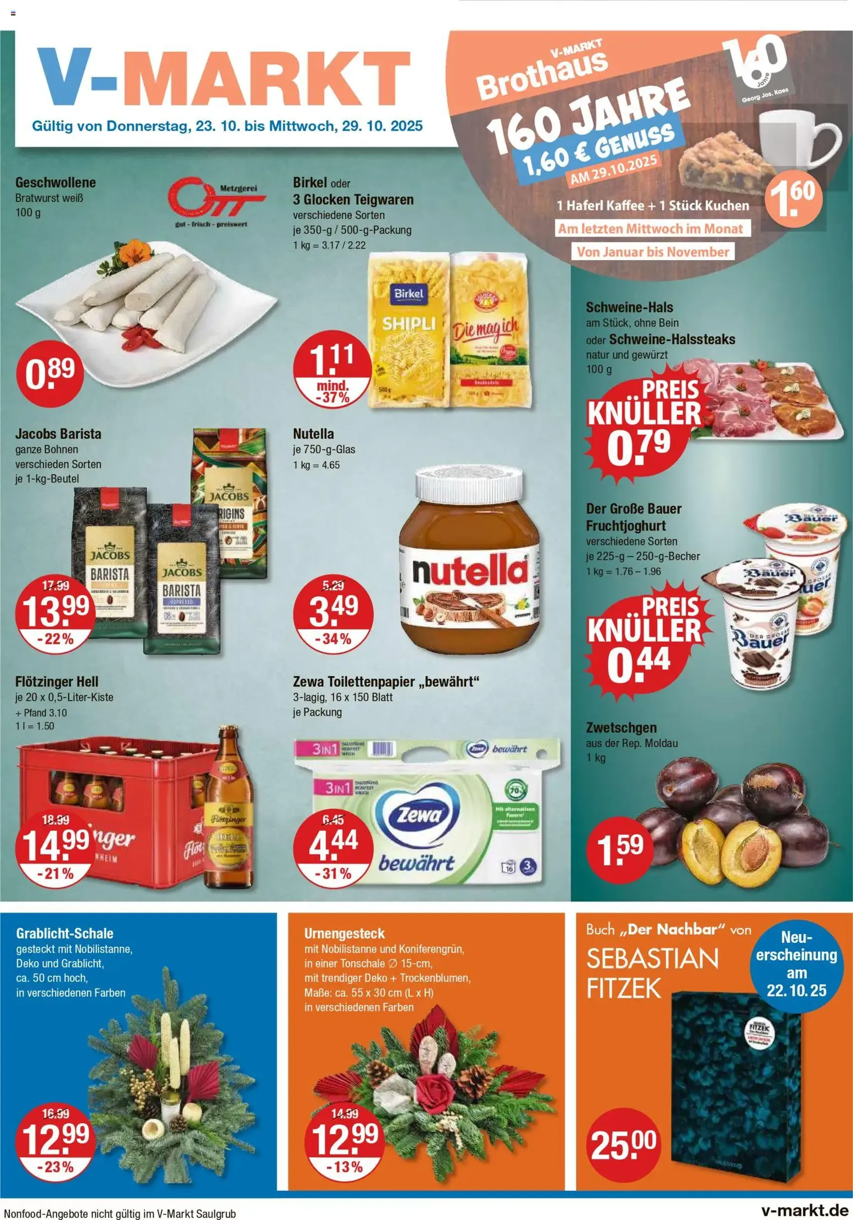 V-Markt - Hallertau / Oberpfalz - Gültiger Prospekt ab 23.10.2025, Seite 1 von insgesamt 26 V-Markt - Hallertau / Oberpfalz - Gültiger Prospekt ab 23.10.2025, Seite 1 von insgesamt 26