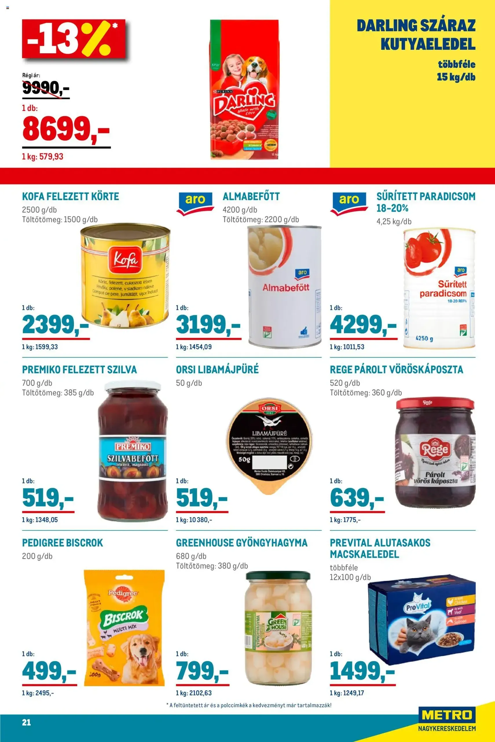 Metro - Élelmiszer és Szezonális katalógus 2025/11 - 2025.11.02. érvényes szórólap 21 oldal 33 oldalból