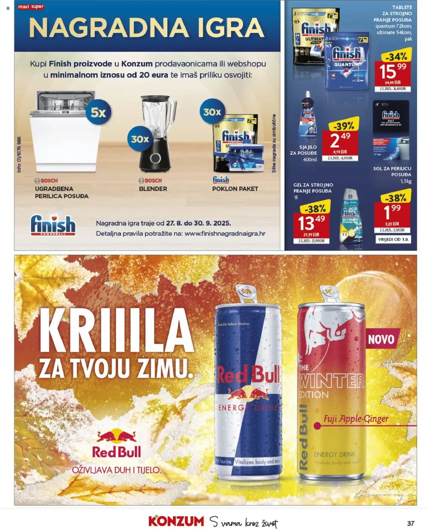 Konzum HR Akciós újság - 2025.08.27. érvényes szórólap 37 oldal 45 oldalból Konzum HR Akciós újság - 2025.08.27. érvényes szórólap 37 oldal 45 oldalból