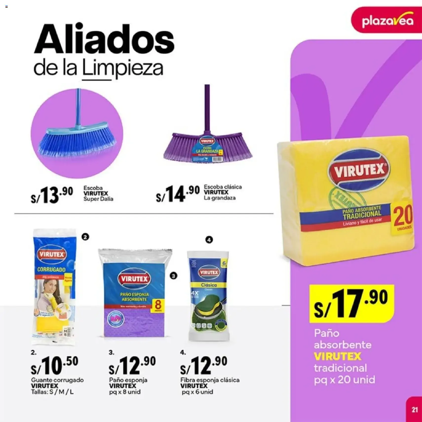 Plaza Vea - ESPECIAL LIMPIEZA 1 - folleto válido desde 03/11/2025 página 21 de 26