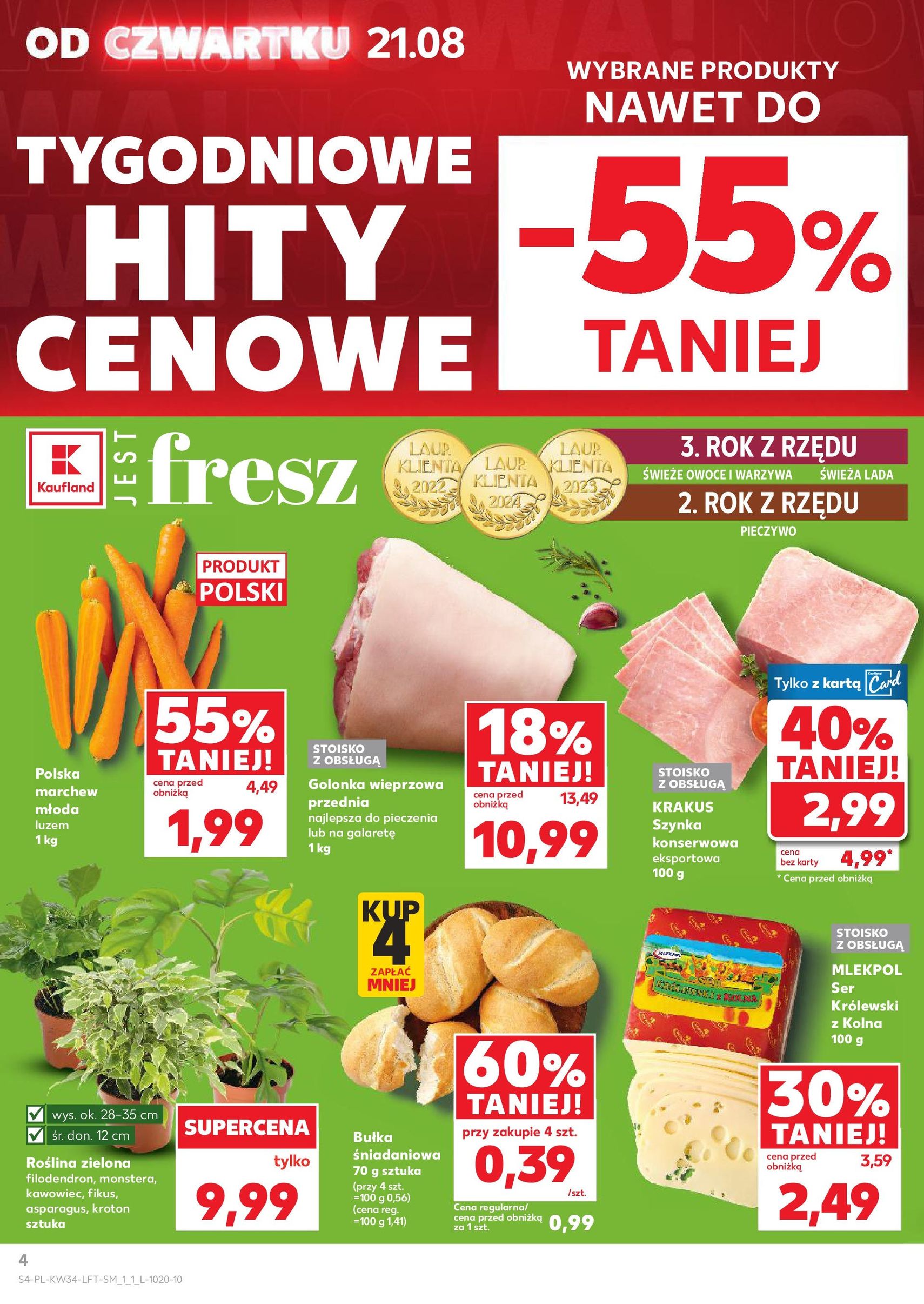 Kaufland gazetka - ważny gazetka od 21.08.2025 strona 4 z 54 Kaufland gazetka - ważny gazetka od 21.08.2025 strona 4 z 54