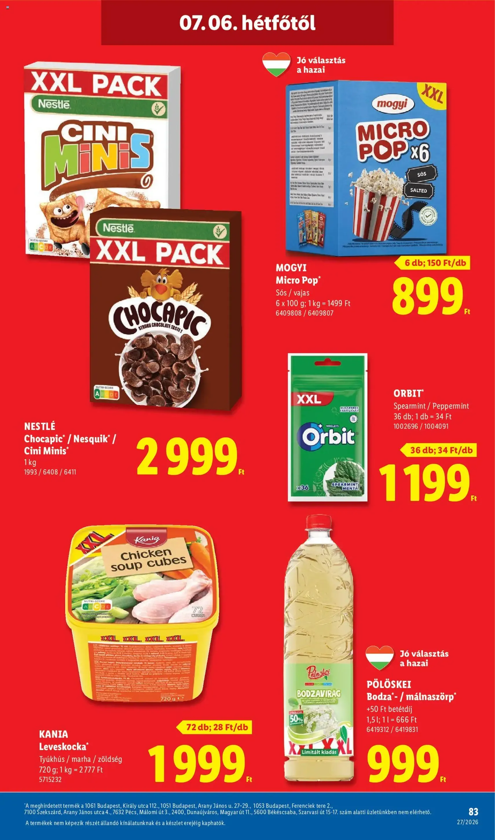 Lidl akciós újság - 2026.07.02. érvényes szórólap 83 oldal 86 oldalból