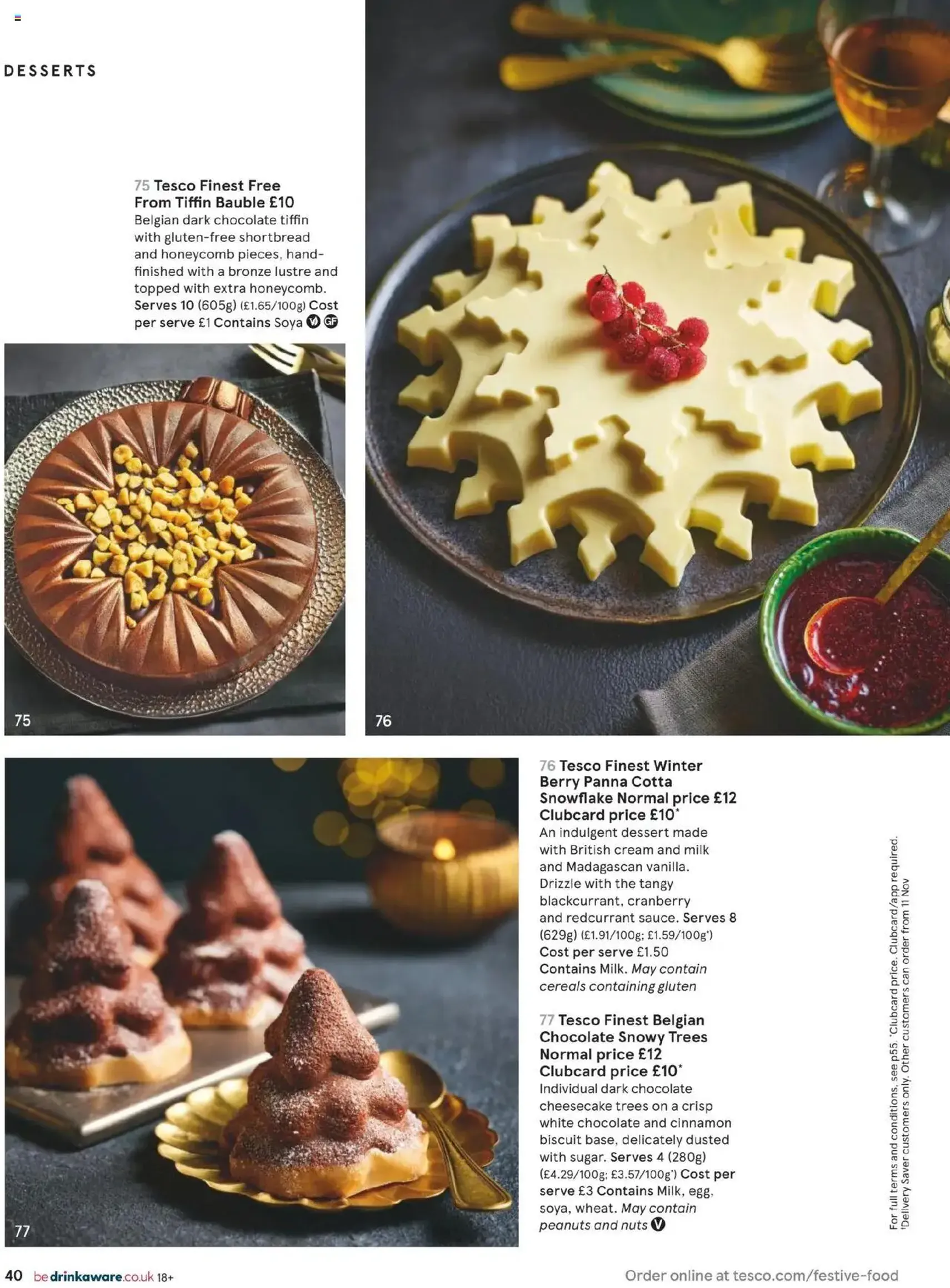 Tesco - Festive Food to Order brochure 2025 - valid flyer from 01/10/2025, page 40 of 56