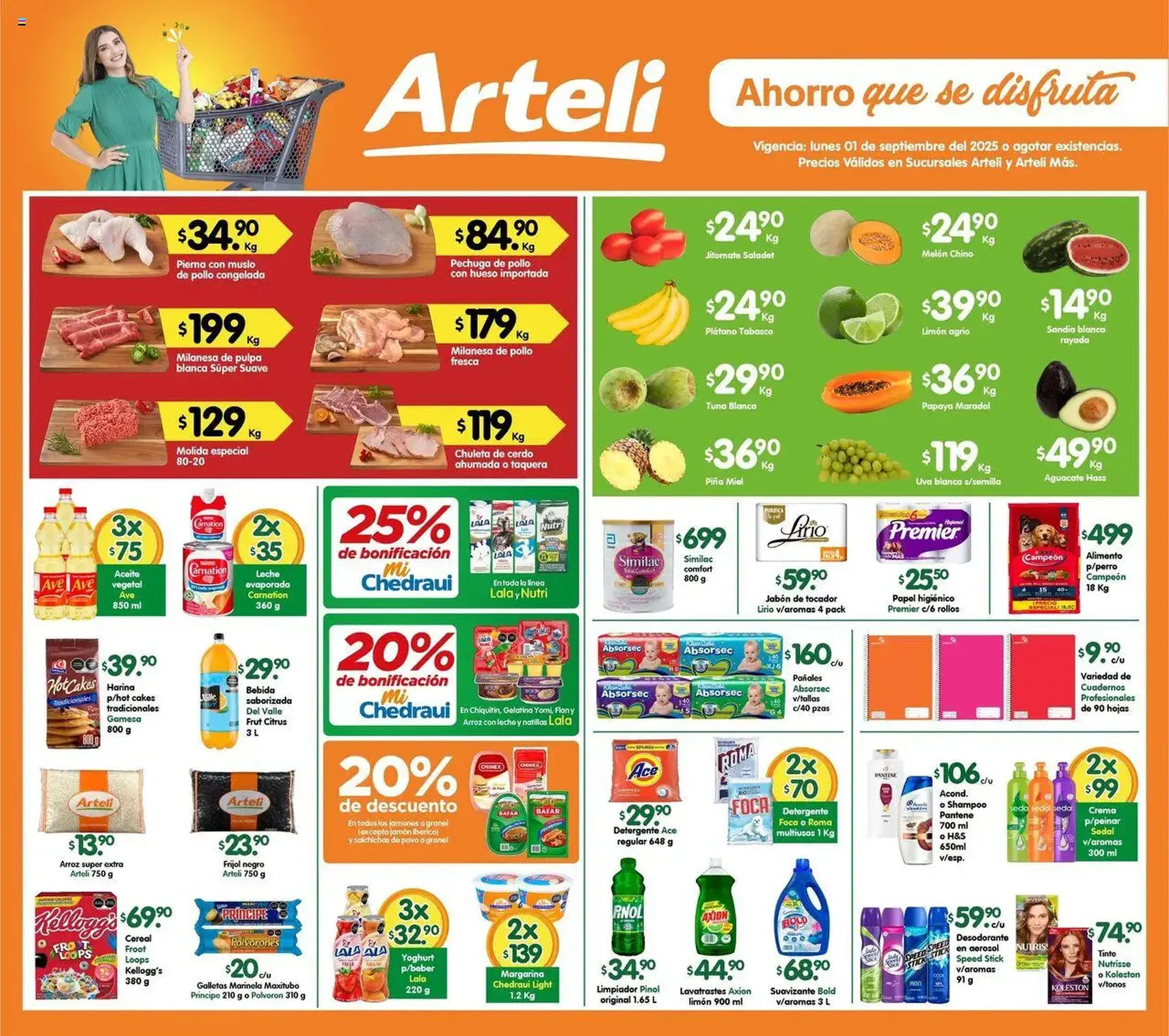 Arteli - Folleto Arteli - folleto válido desde 01/09/2025 página 1 de 1