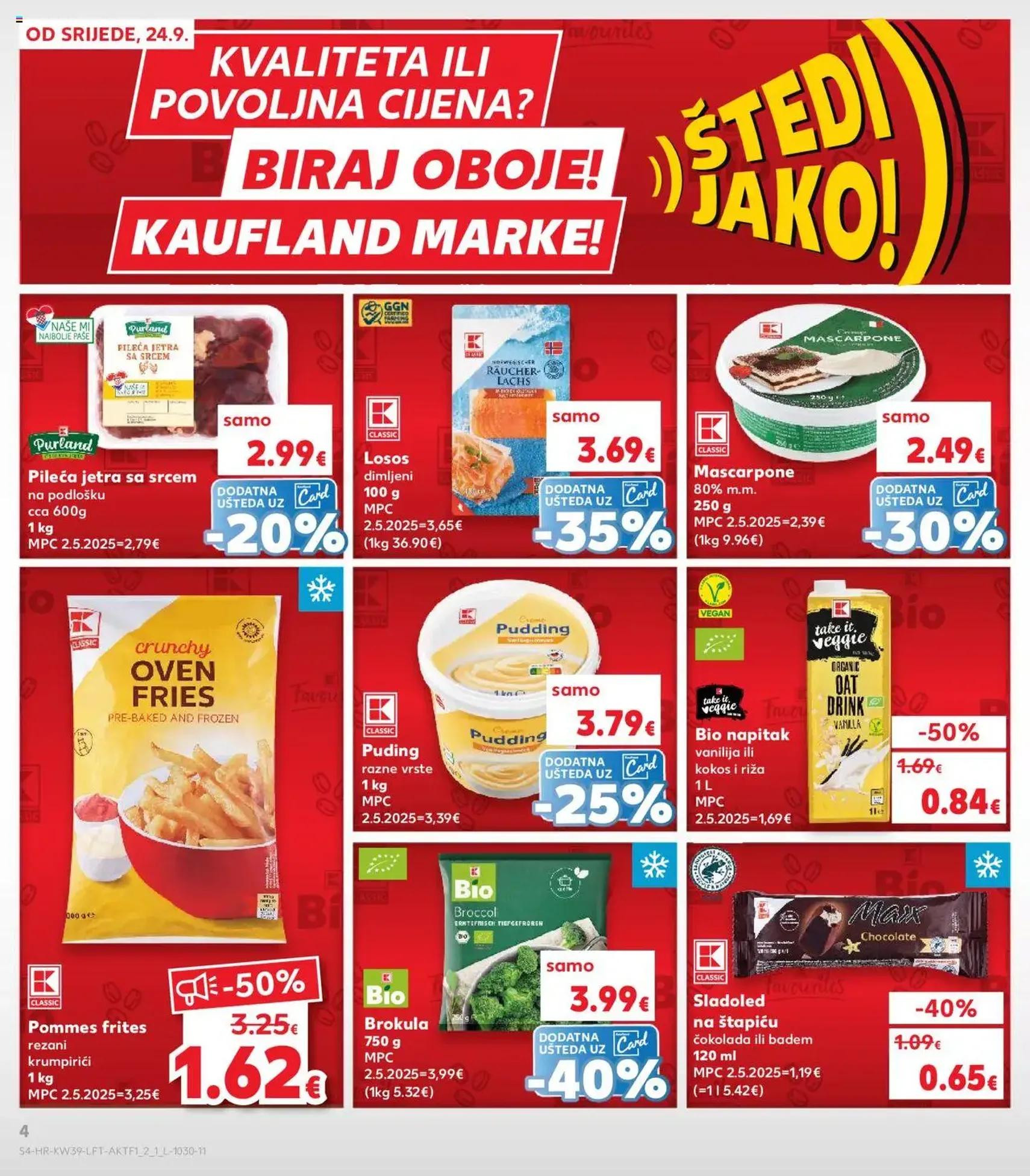 Kaufland HR - Osijek - 2025.09.24. érvényes szórólap 4 oldal 32 oldalból