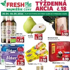 Fresh leták - náhľad letáku platný od 30.04.2026
