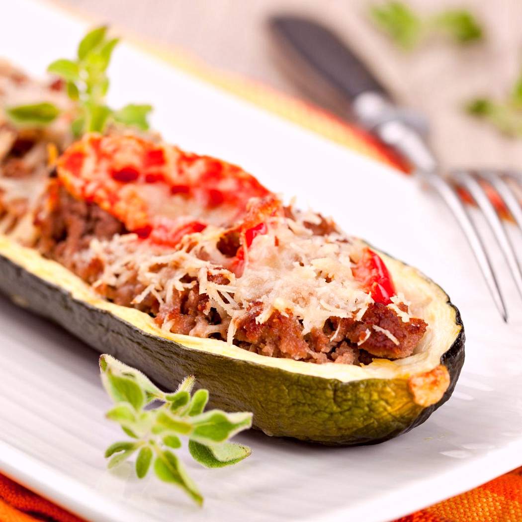 Zucchina con carne macinata