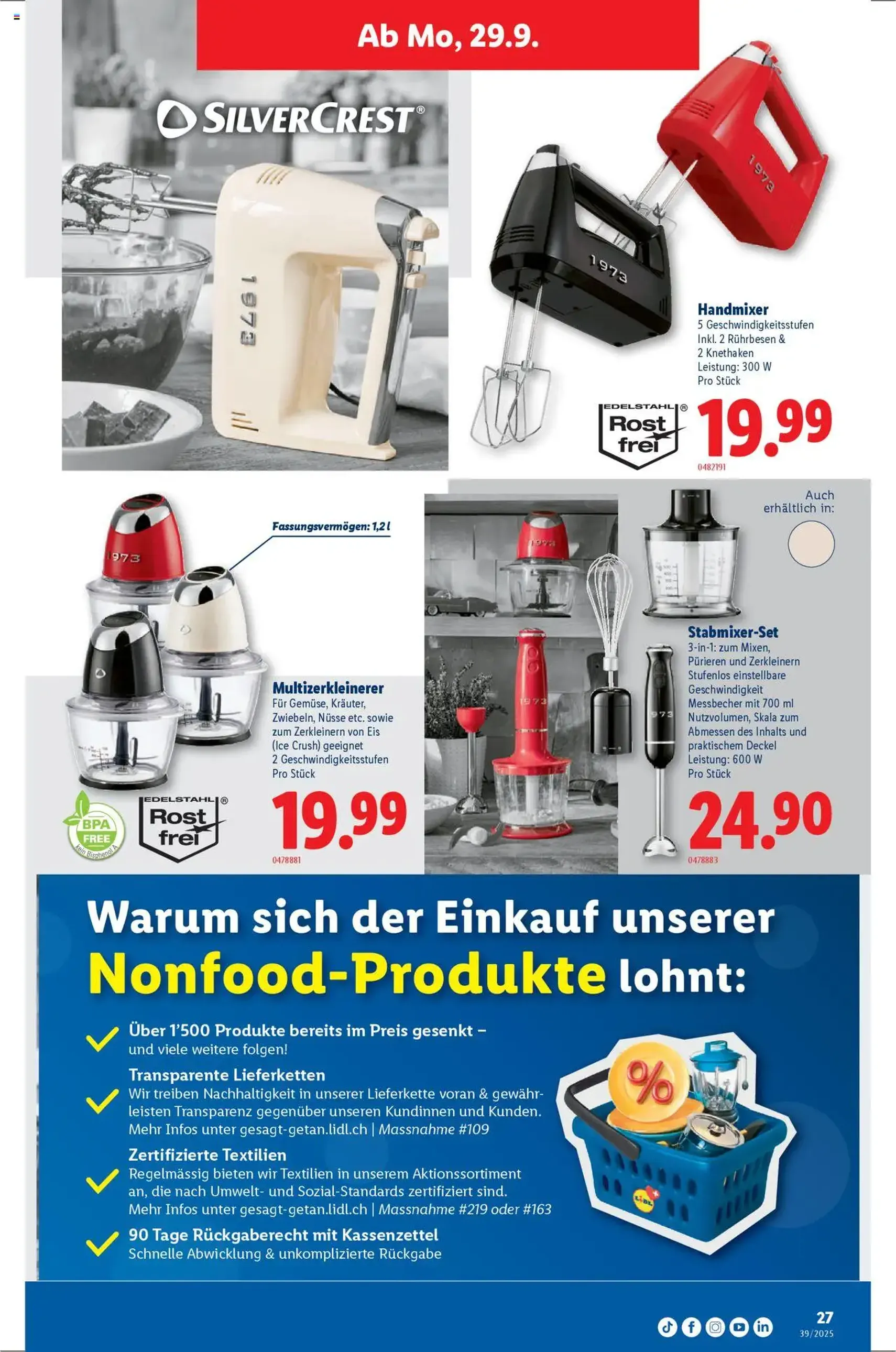 Lidl Aktionen - Gültiger Prospekt ab 25.09.2025, Seite 27 von insgesamt 32