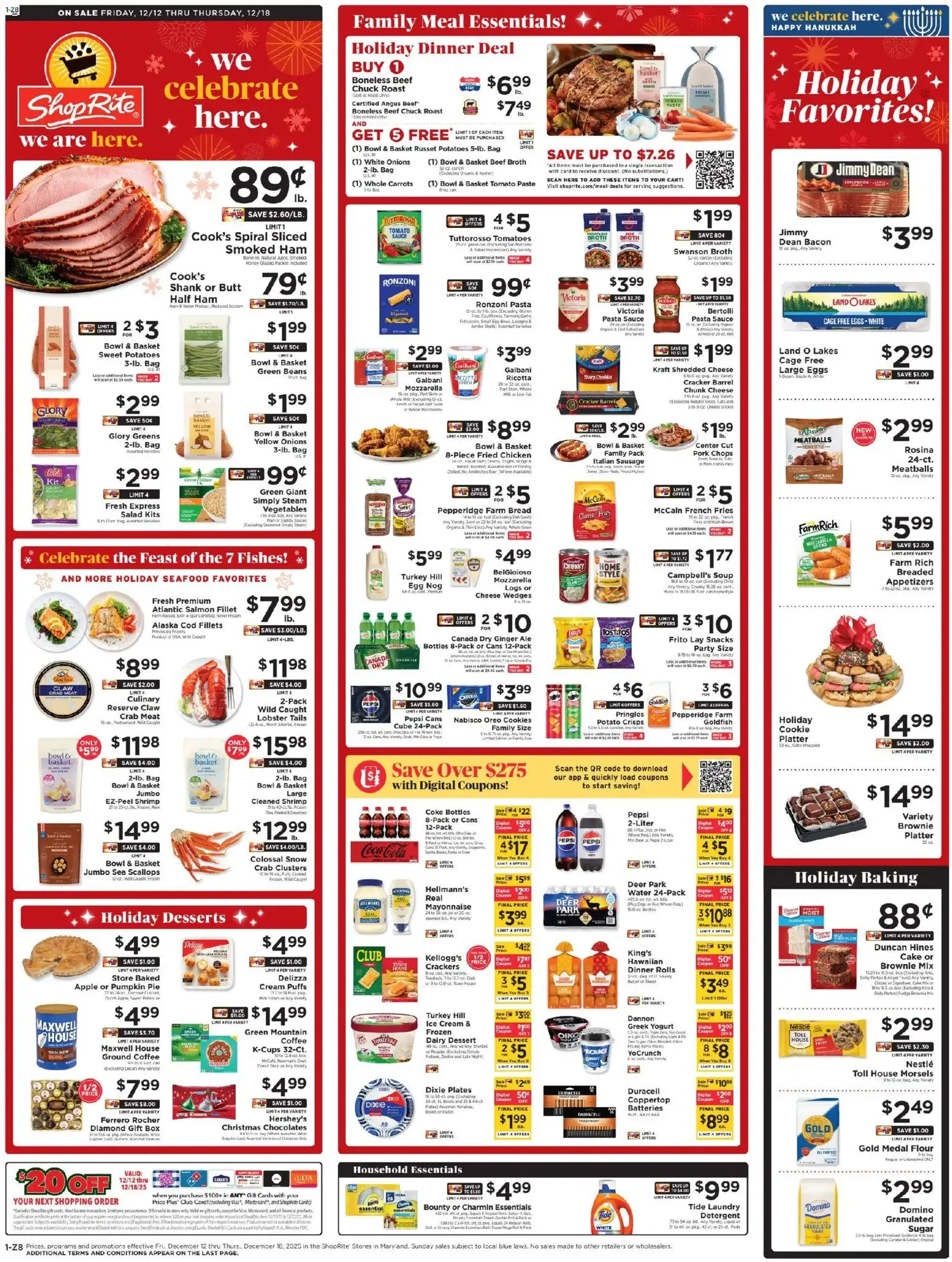 ShopRite Weekly Ad - valid flyer from 12/12/2025, page 1 of 13
