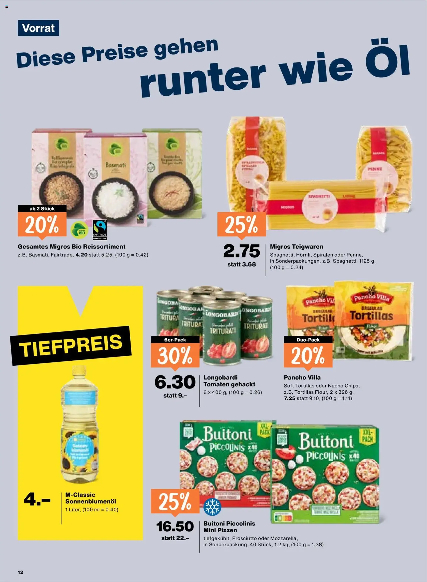 Migros aktionen - Gültiger Prospekt ab 16.07.2026, Seite 12 von insgesamt 20
