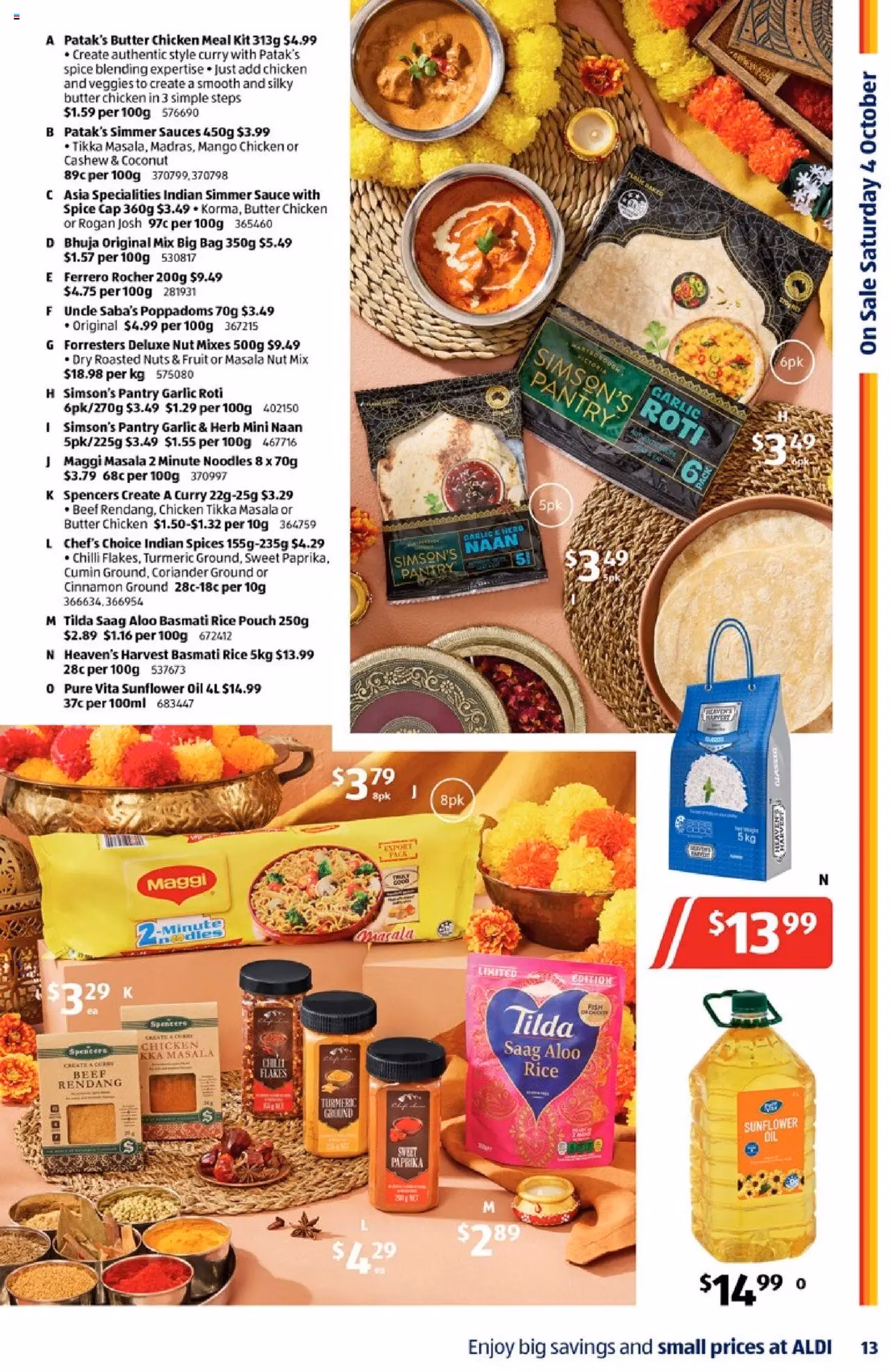 Catalogue Aldi - valid flyer from 01/10/2025, page 13 of 28 Catalogue Aldi - valid flyer from 01/10/2025, page 13 of 28