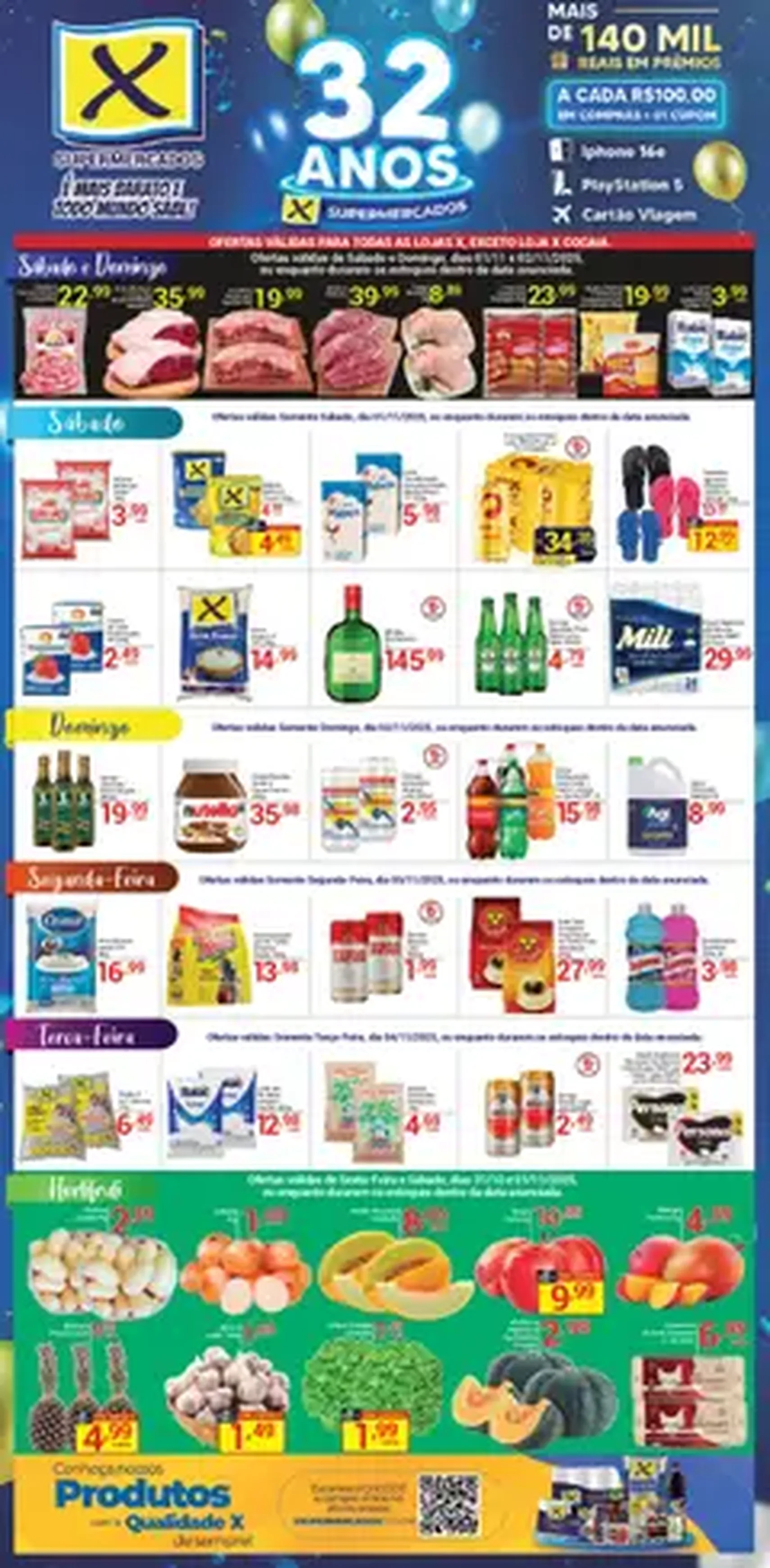 X Supermercados - Ofertas da semana - folheto válido a partir de 01/11/2025 página 1 de 1