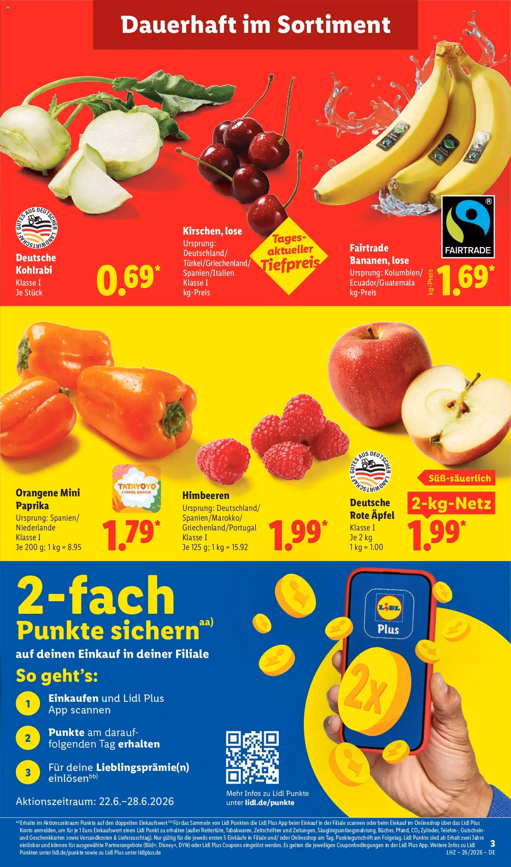 Lidl Prospekt - Gültiger Prospekt ab 22.06.2026, Seite 3 von insgesamt 70