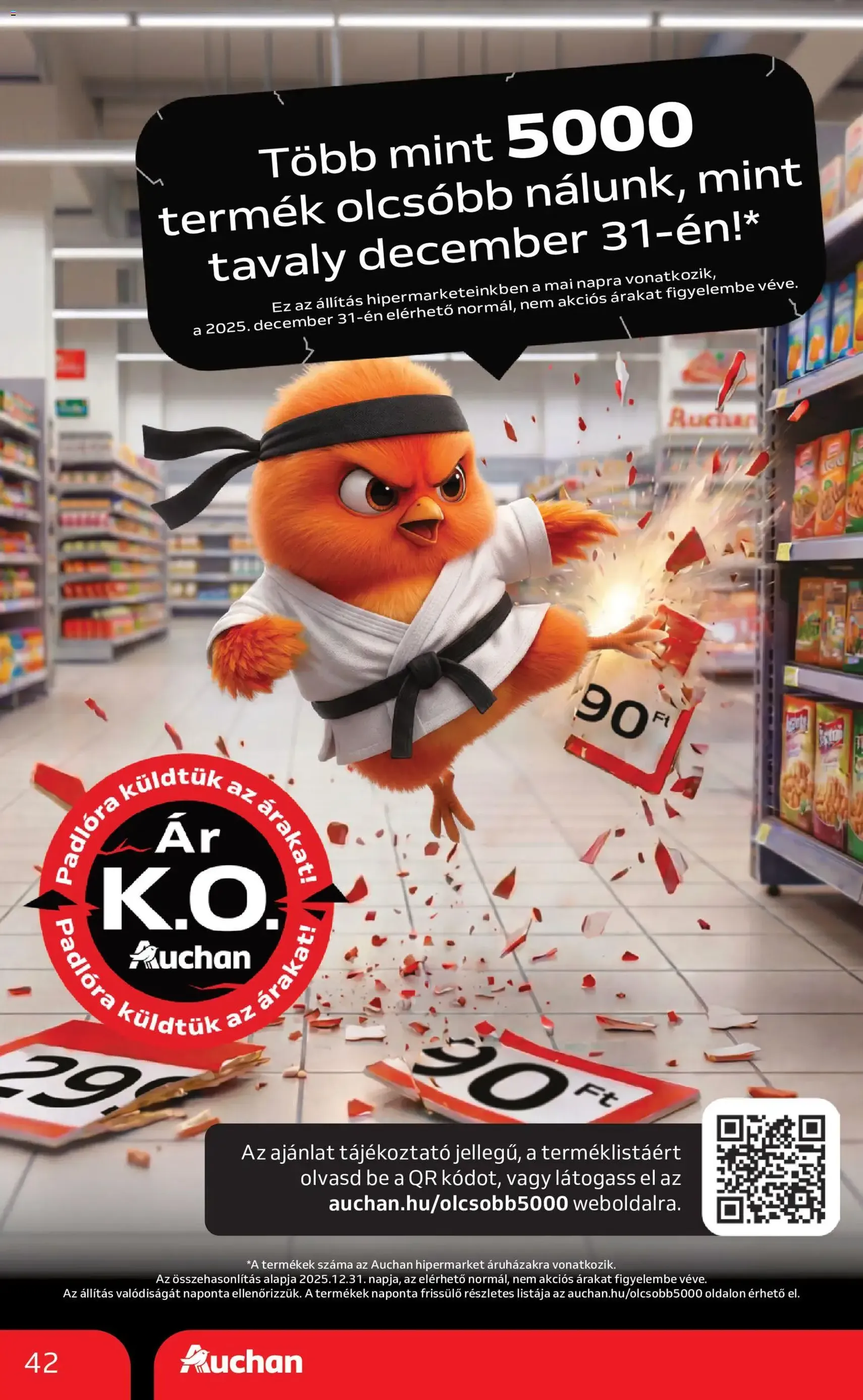 Auchan akciós újság - 2026.07.09. érvényes szórólap 42 oldal 50 oldalból