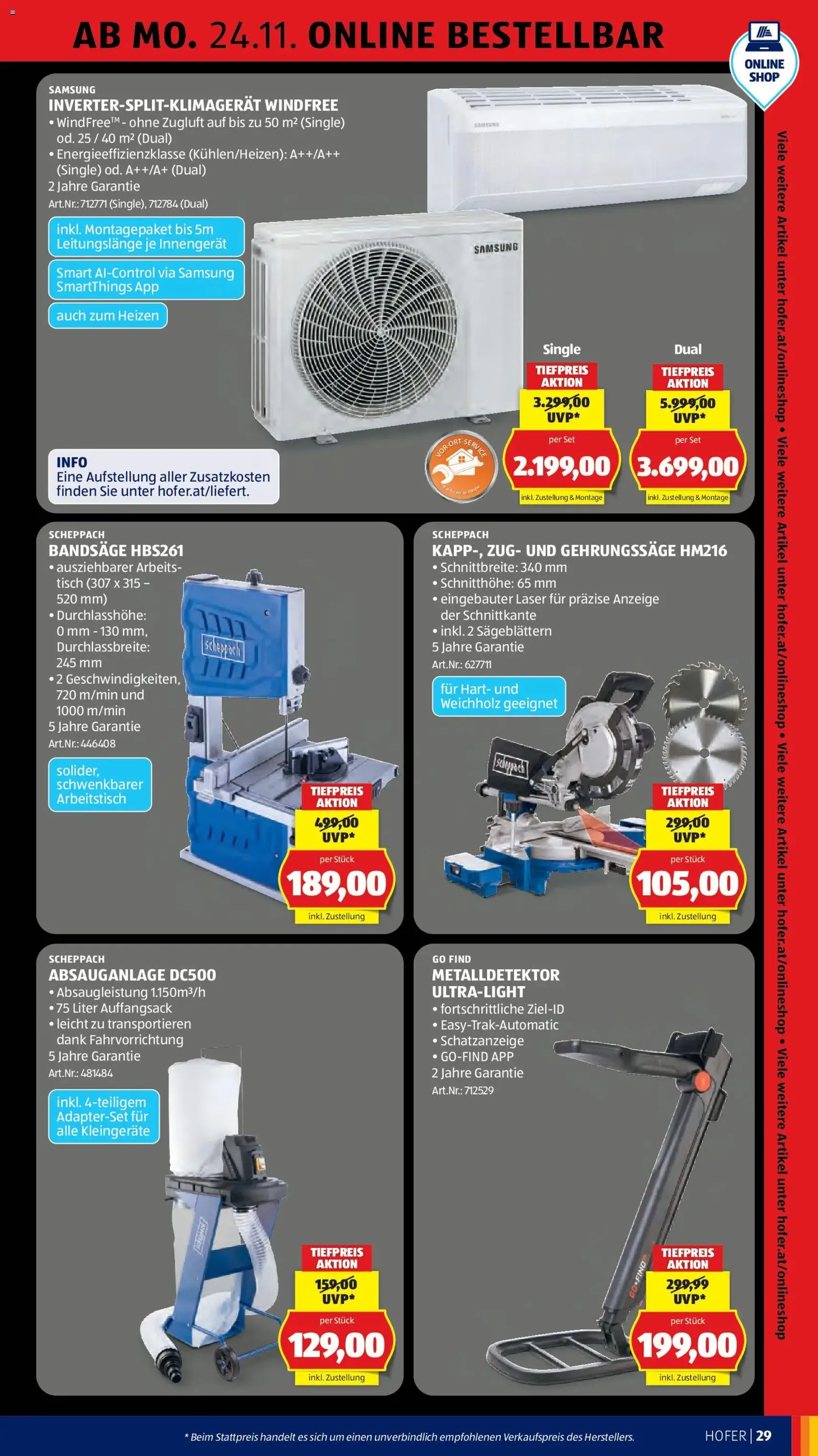 Hofer - Black Friday - Gültiger Prospekt ab 21.11.2025, Seite 43 von insgesamt 63