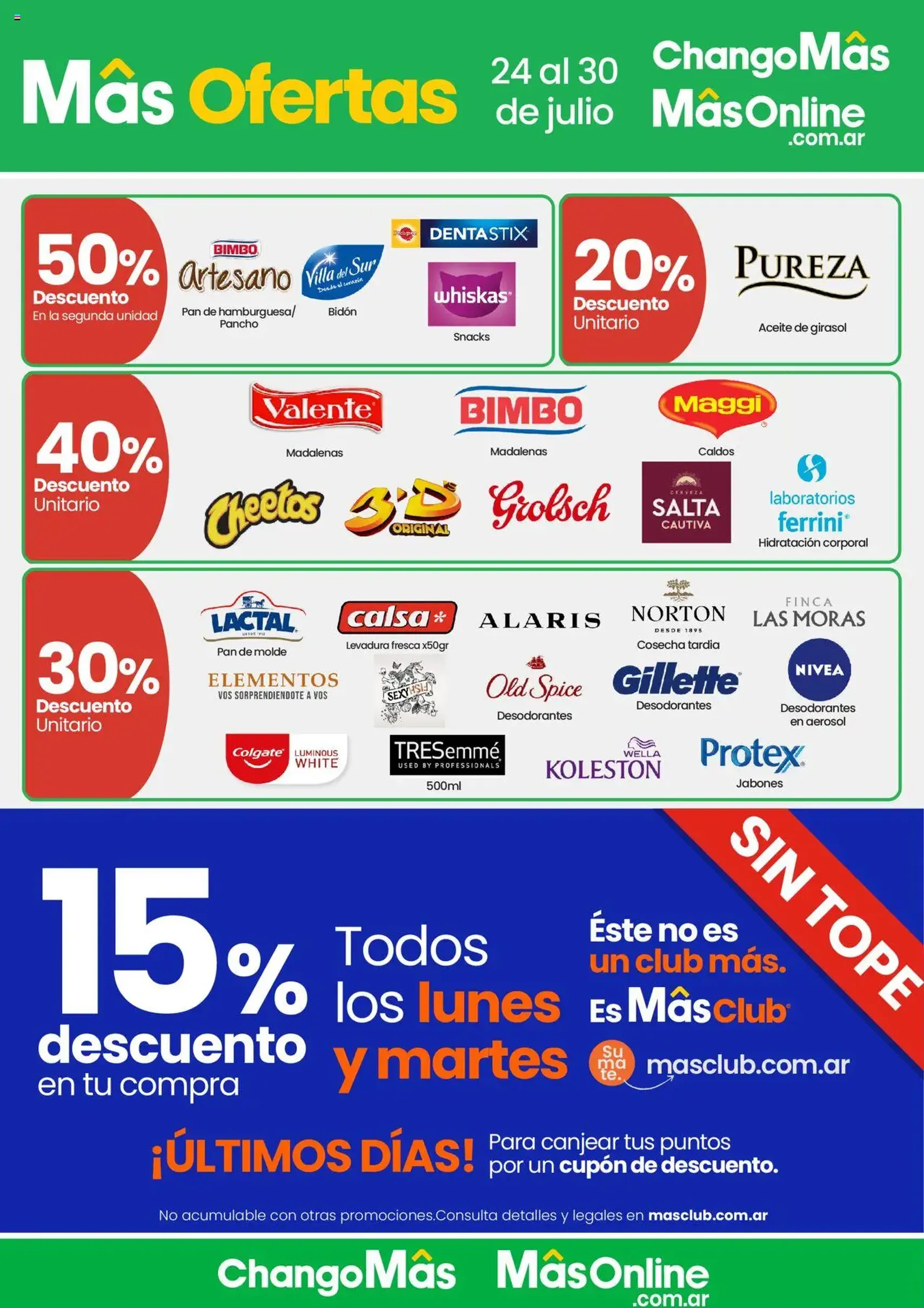Changomas ofertas - folleto válido desde 24/07/2025 página 2 de 14