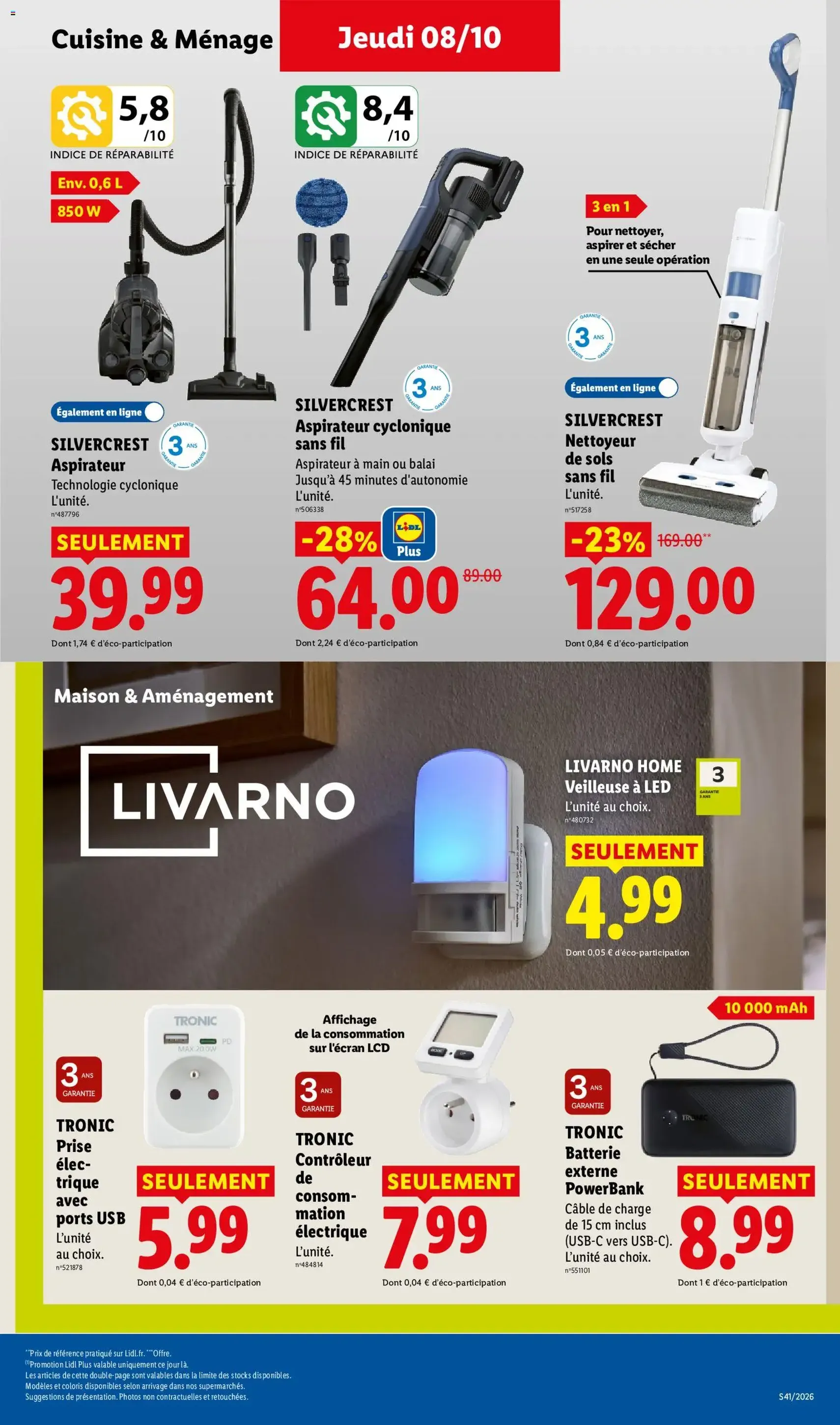 LIDL catalogue - brochure valable à partir du 08/10/2026, page 41 sur 61
