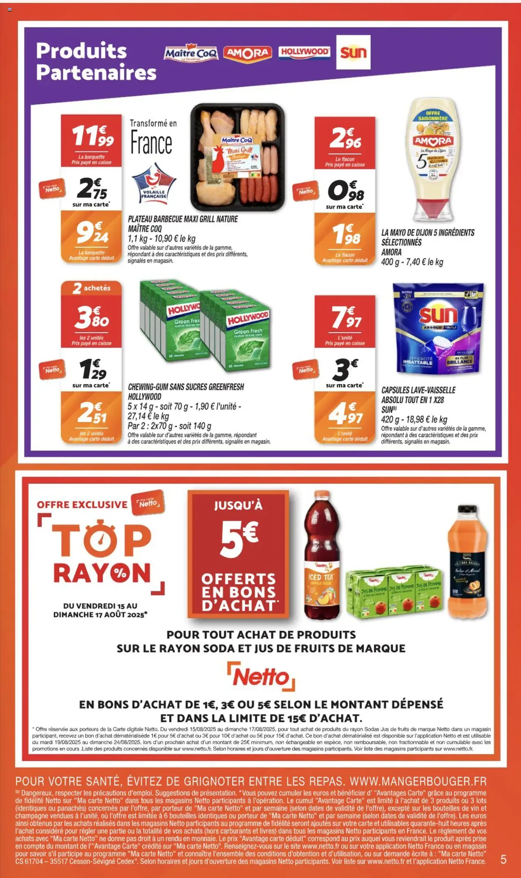 Netto catalogue - brochure valable à partir du 12/08/2025, page 5 sur 12 Netto catalogue - brochure valable à partir du 12/08/2025, page 5 sur 12