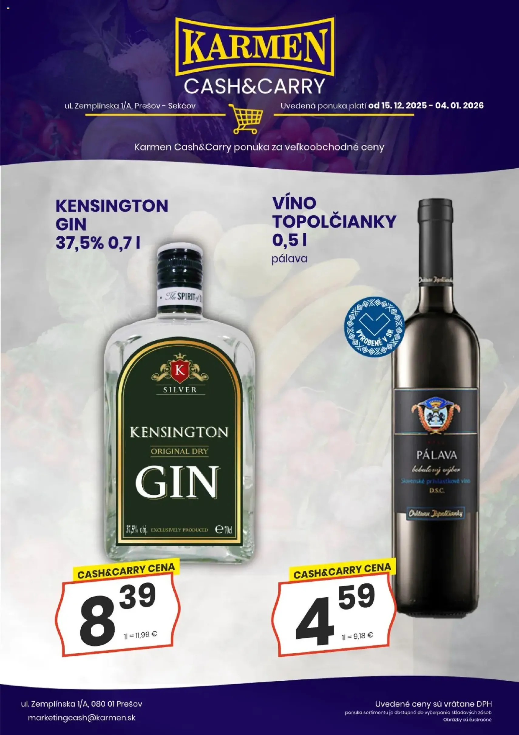 KARMEN CBA Cash & Carry - platný leták od 15.12.2025 strana 7 z 8