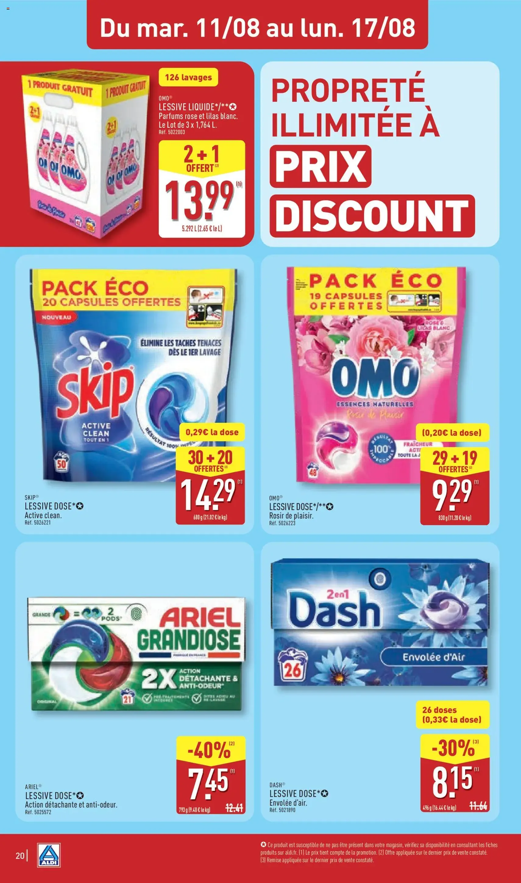 Aldi catalogue - brochure valable à partir du 11/08/2026, page 22 sur 46