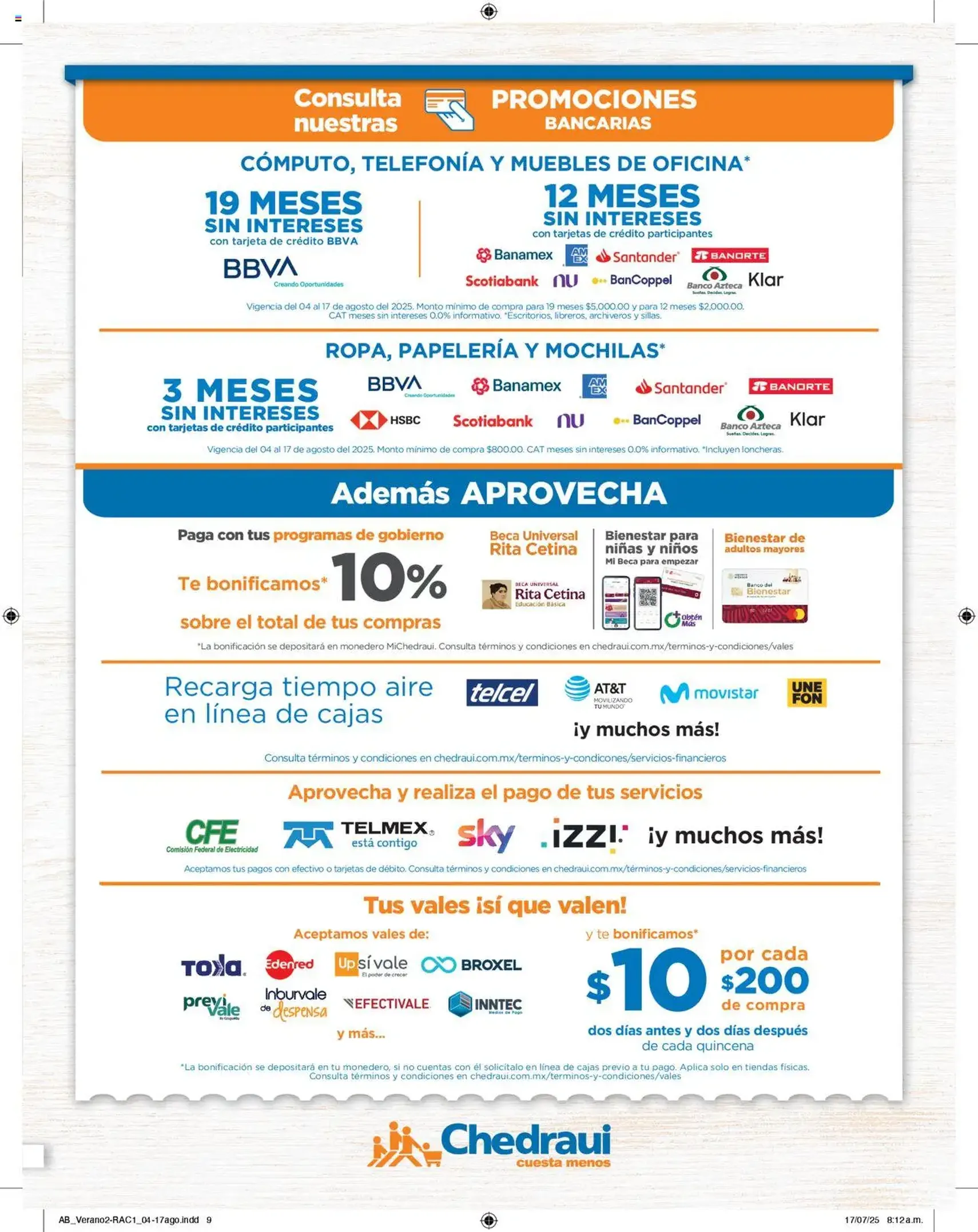 Chedraui folleto - folleto válido desde 04/08/2025 página 9 de 20 Chedraui folleto - folleto válido desde 04/08/2025 página 9 de 20
