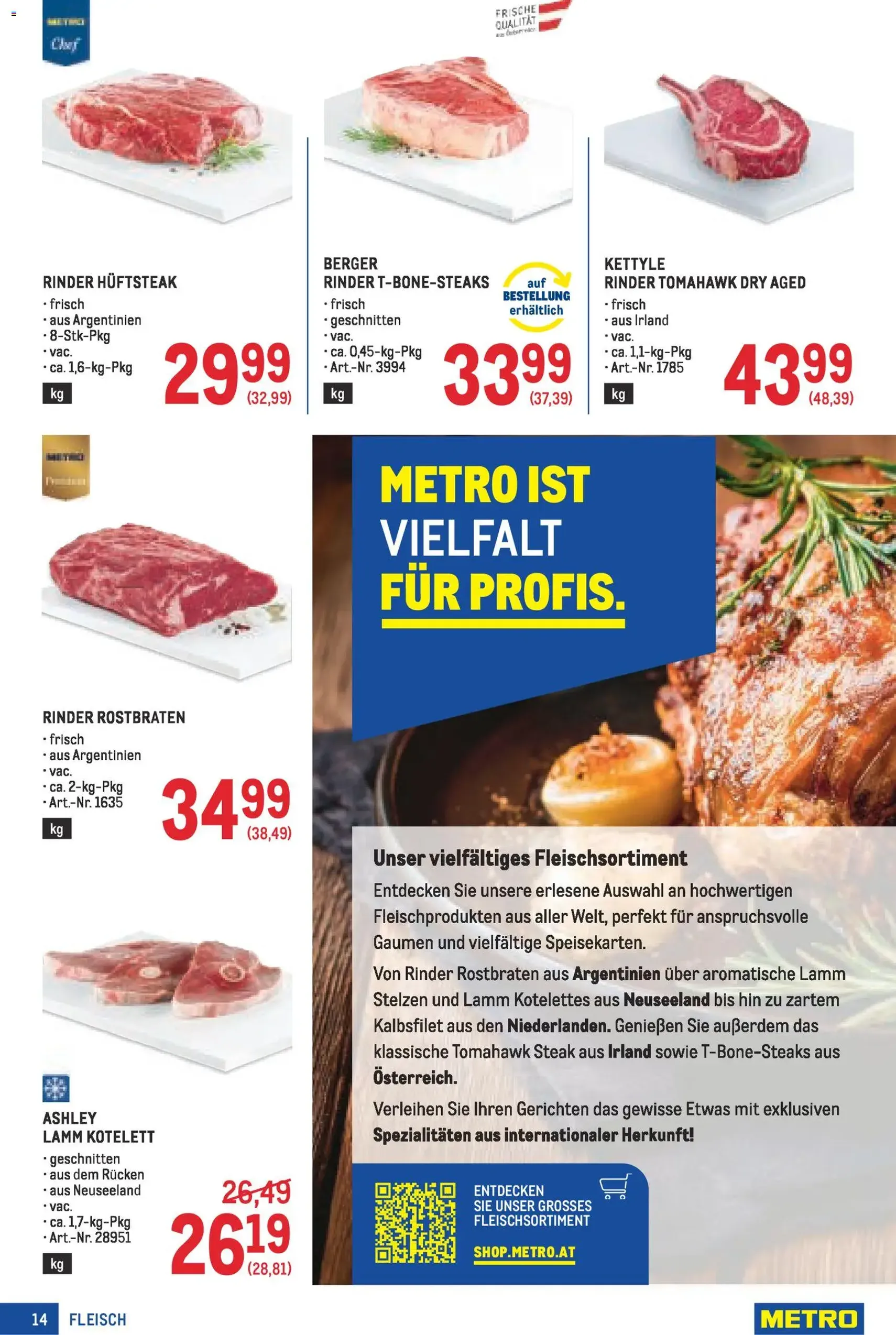 Metro angebote Profi - Gültiger Prospekt ab 27.11.2025, Seite 14 von insgesamt 64