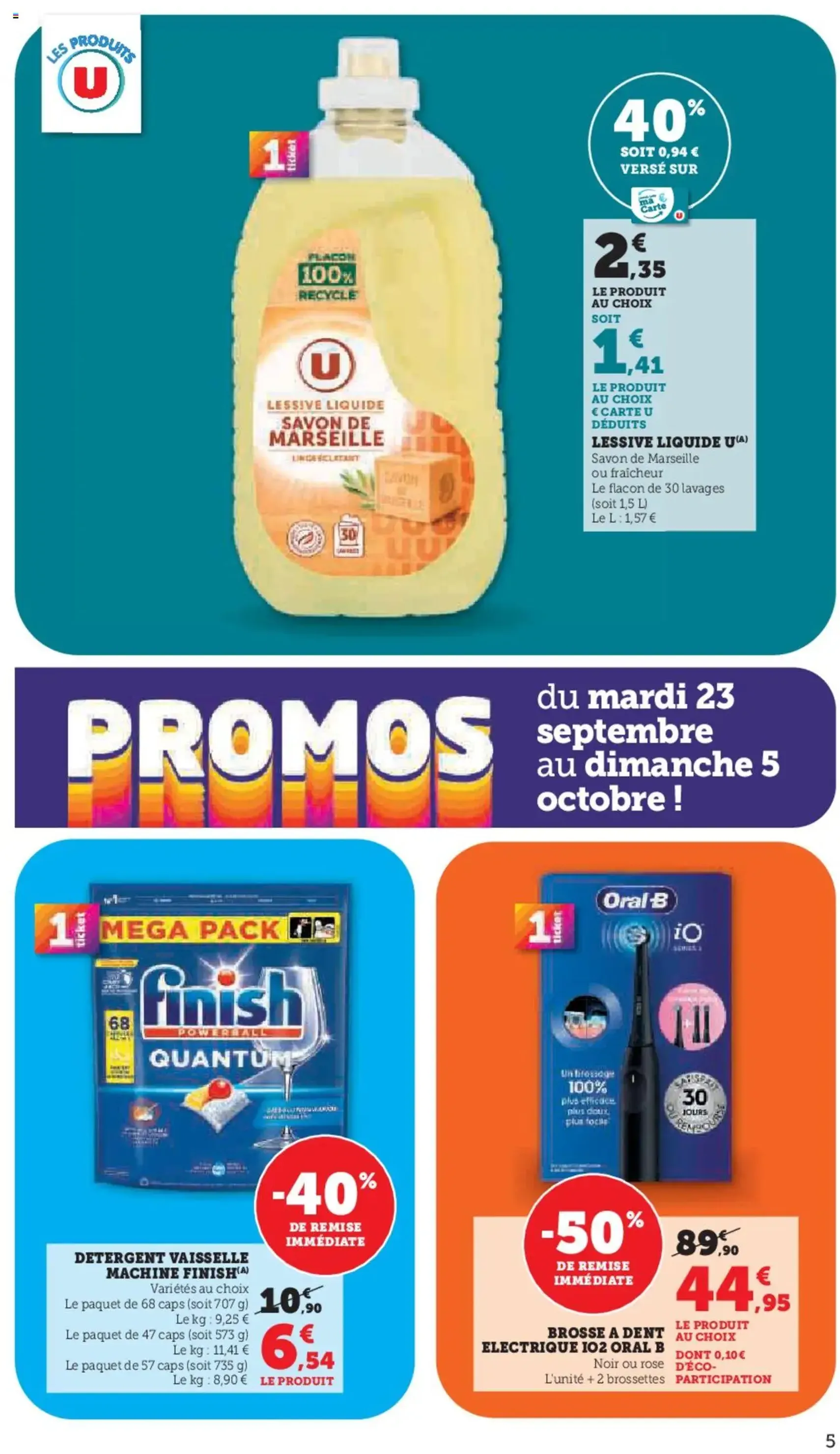 Hyper U catalogue - brochure valable à partir du 23/09/2025, page 5 sur 40