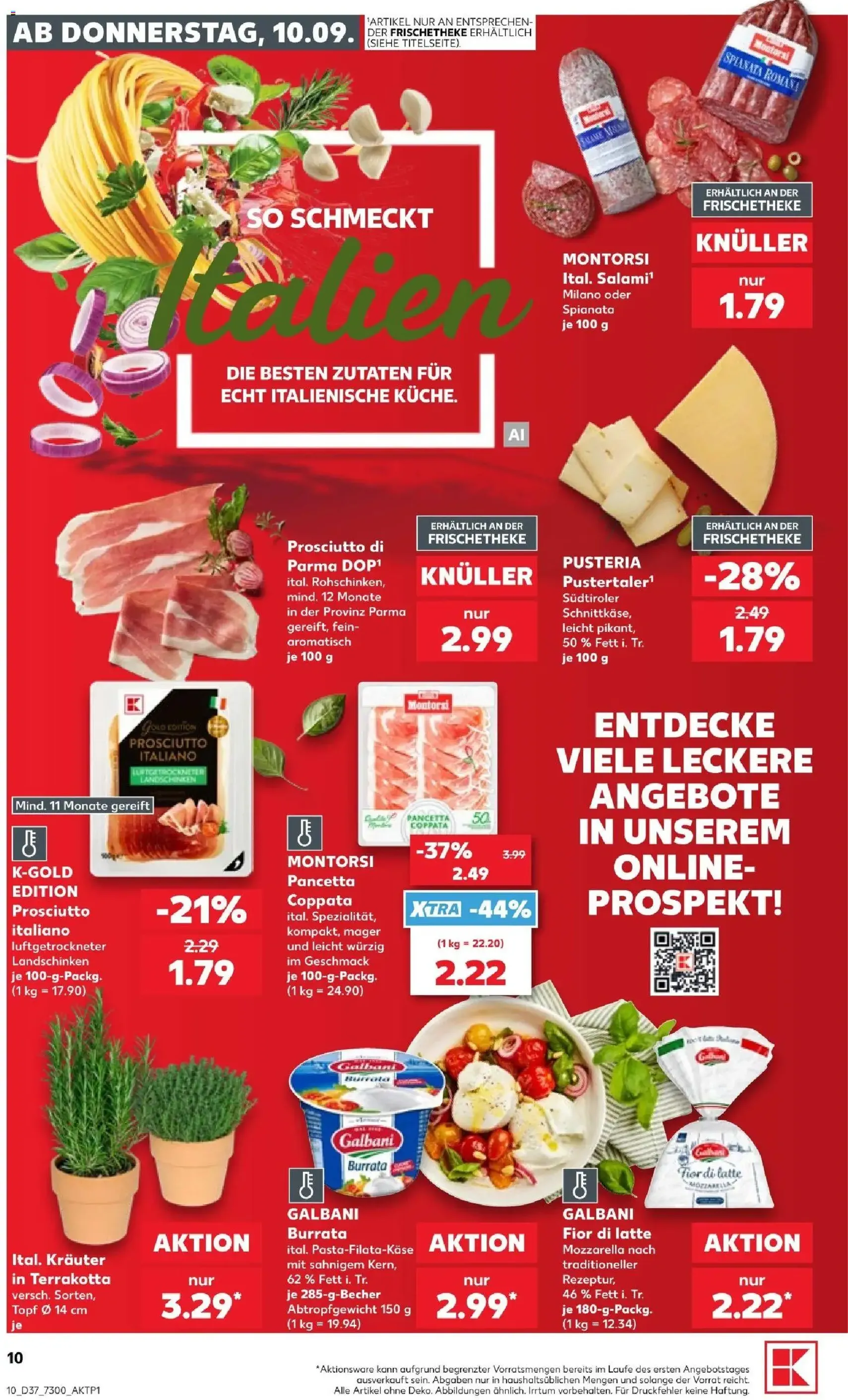 Kaufland Prospekt - Gültiger Prospekt ab 10.09.2026, Seite 10 von insgesamt 66