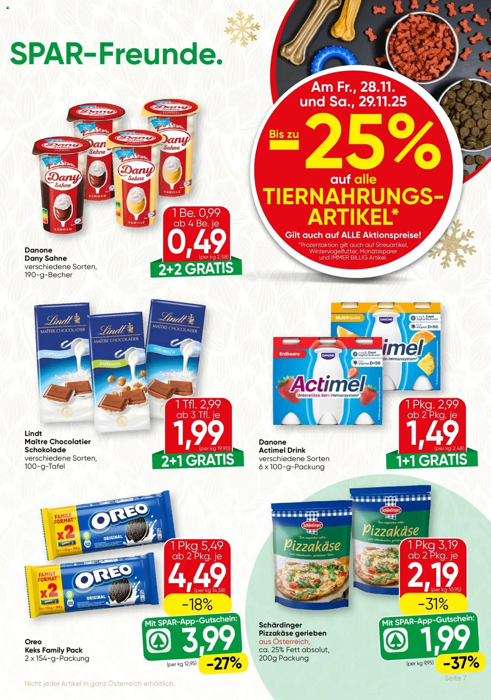 SPAR Gourmet Flugblatt - Gültiger Prospekt ab 27.11.2025, Seite 7 von insgesamt 8