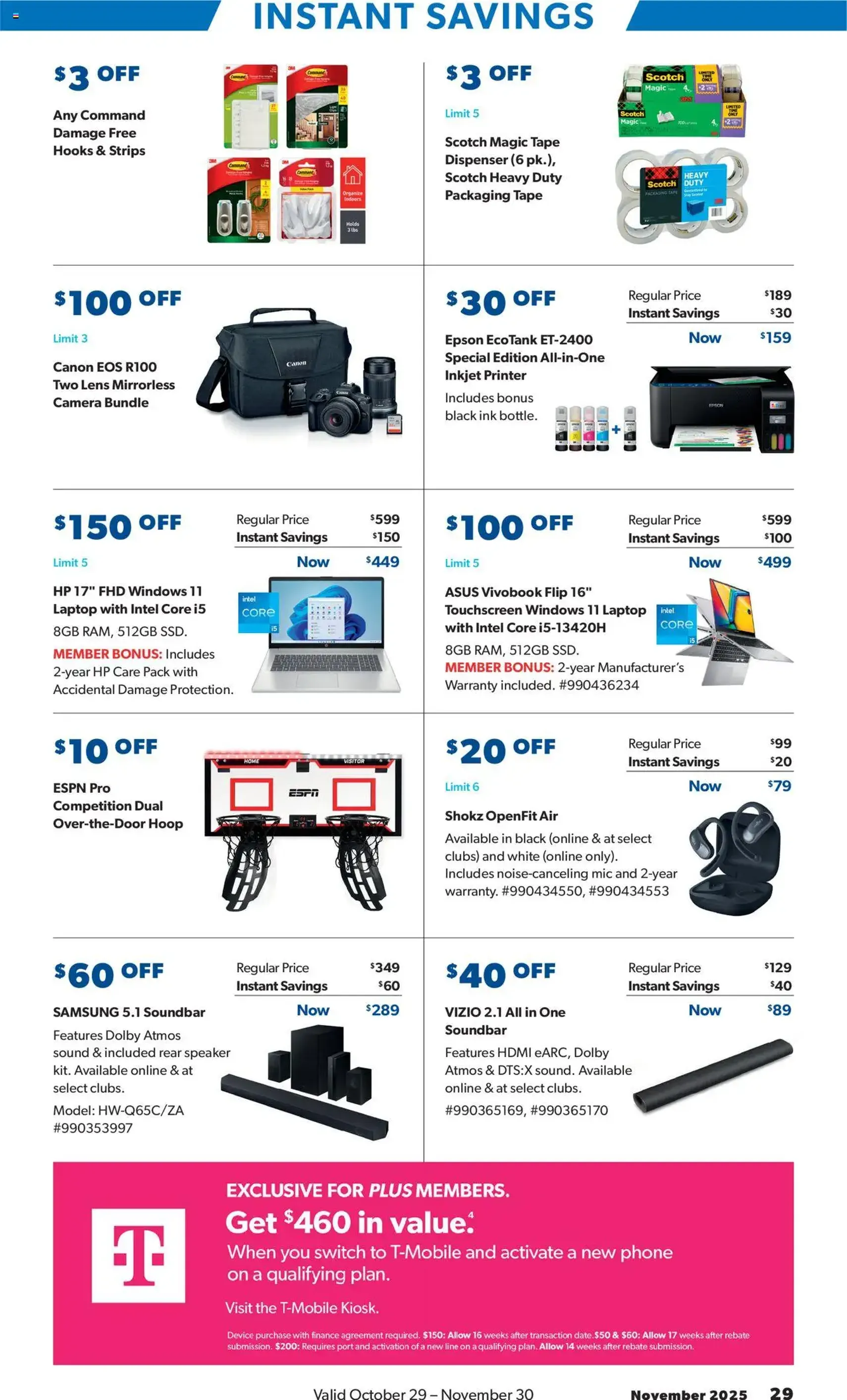 Sam's Club Black Friday - valid flyer from 10/29/2025, page 29 of 52