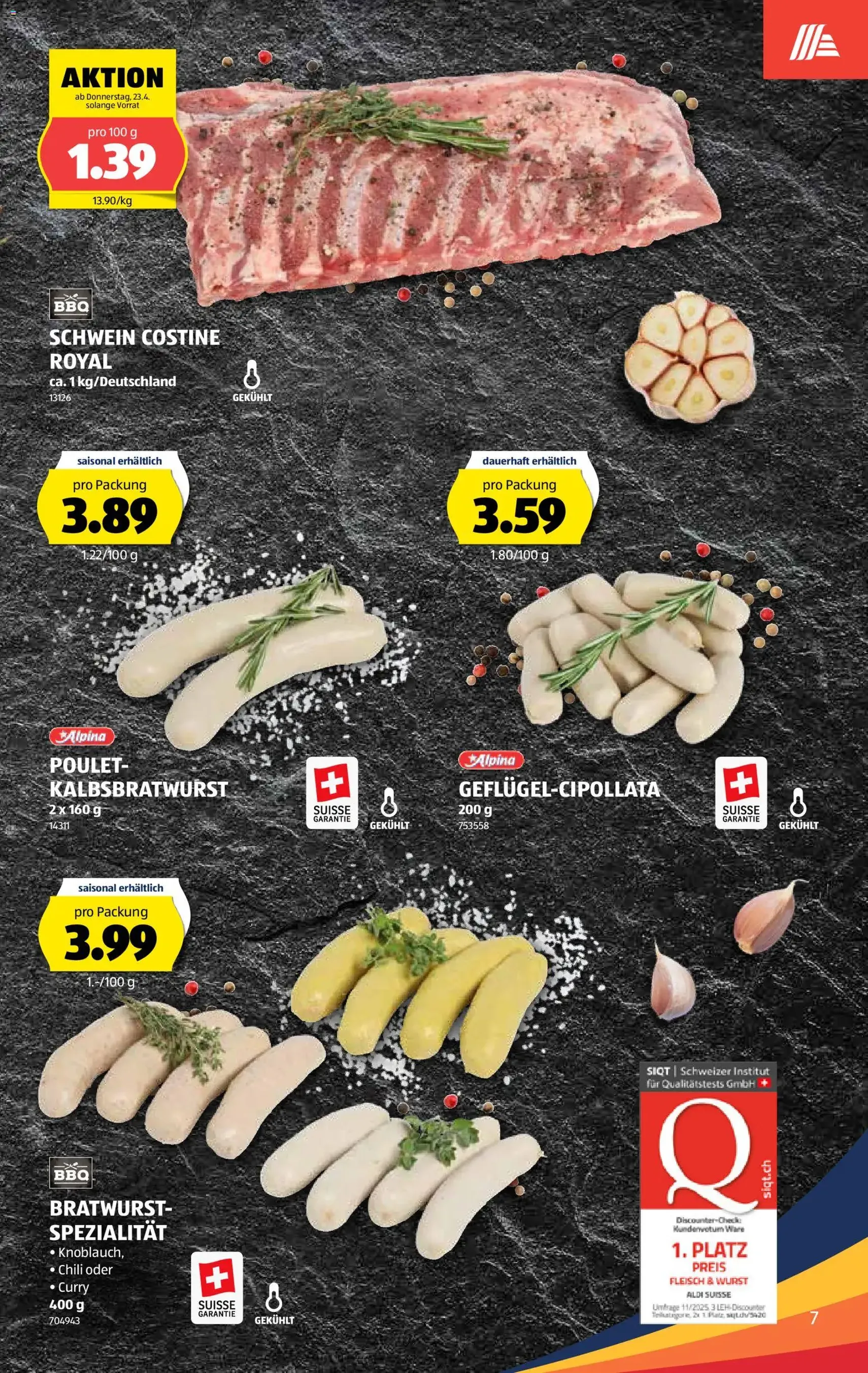 Aldi aktionen - Gültiger Prospekt ab 23.04.2026, Seite 7 von insgesamt 32