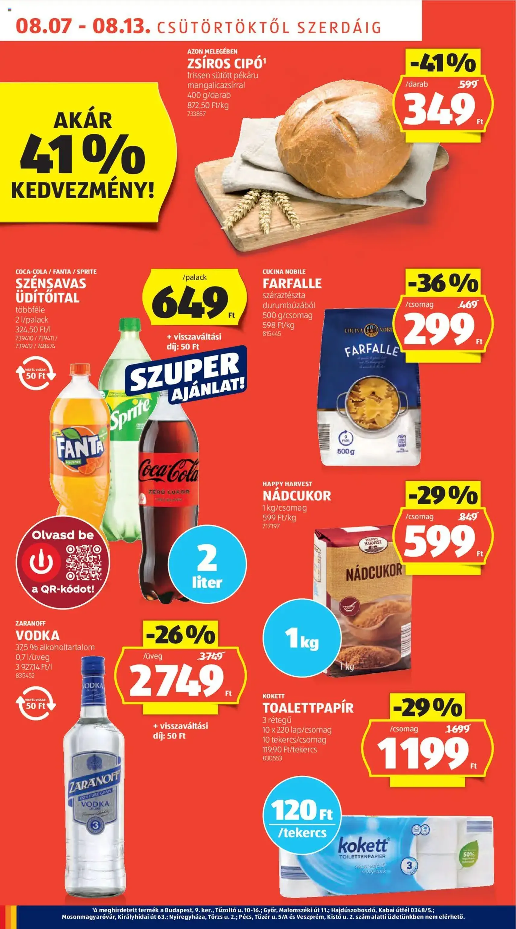 Aldi Akciós újság - 2025.08.07. érvényes szórólap 10 oldal 52 oldalból Aldi Akciós újság - 2025.08.07. érvényes szórólap 10 oldal 52 oldalból