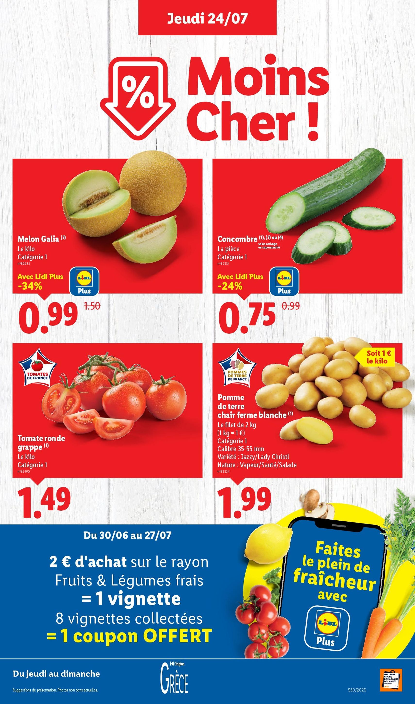 LIDL catalogue semaine 29 - brochure valable à partir du 24/07/2025, page 5 sur 73 LIDL catalogue semaine 29 - brochure valable à partir du 24/07/2025, page 5 sur 73