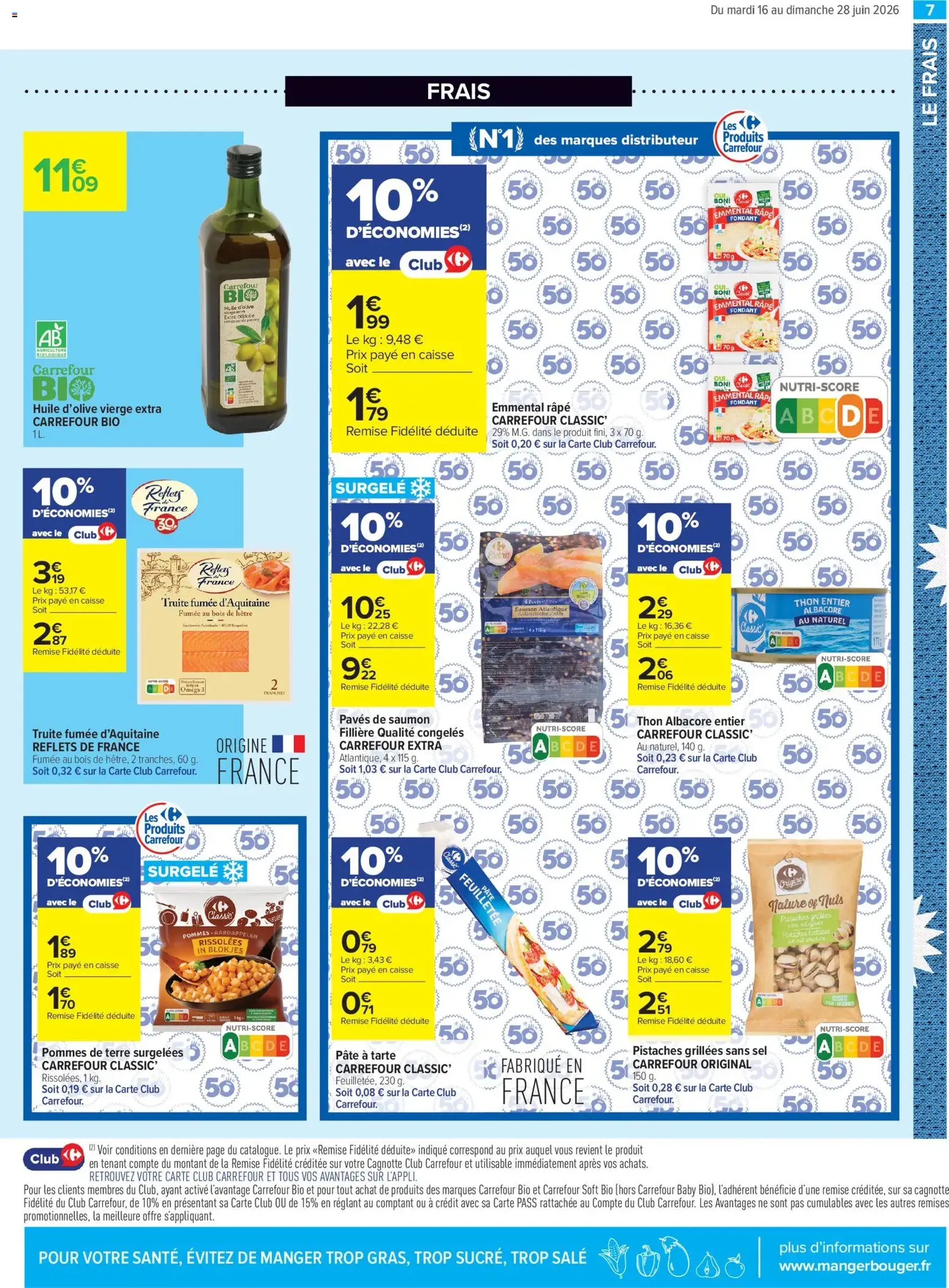 Carrefour contact Le mois des supporters - brochure valable à partir du 16/06/2026, page 7 sur 20
